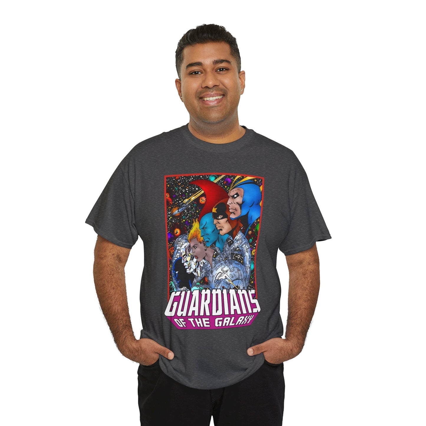 Guardians of the Galaxy T-Shirt - George Perez Art - Starhawk, Yondu, Vance Astro - Marvel Comics