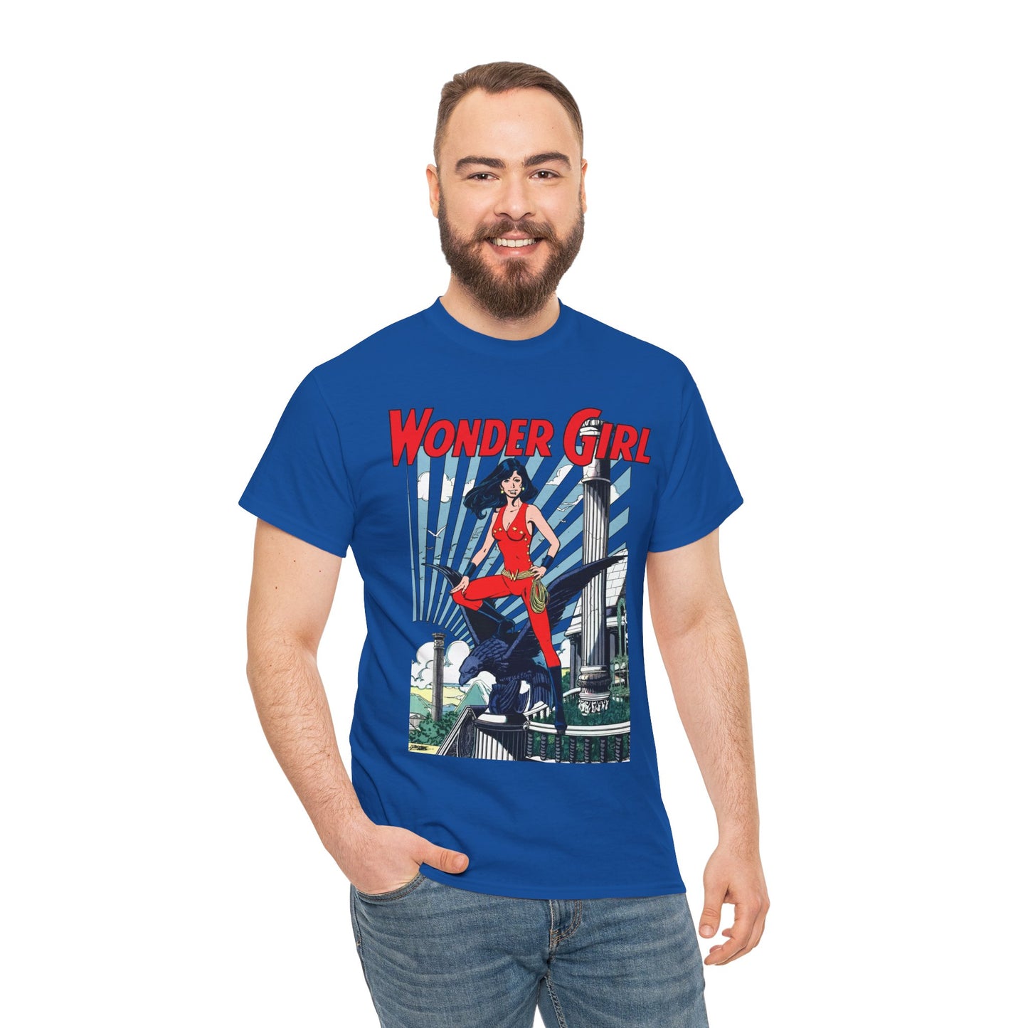 Wonder Girl T-Shirt - George Perez Art - New Teen Titans Member & Leader - Donna Troy, Sister of Wonder Woman - Amazon Warrior - DC Comics