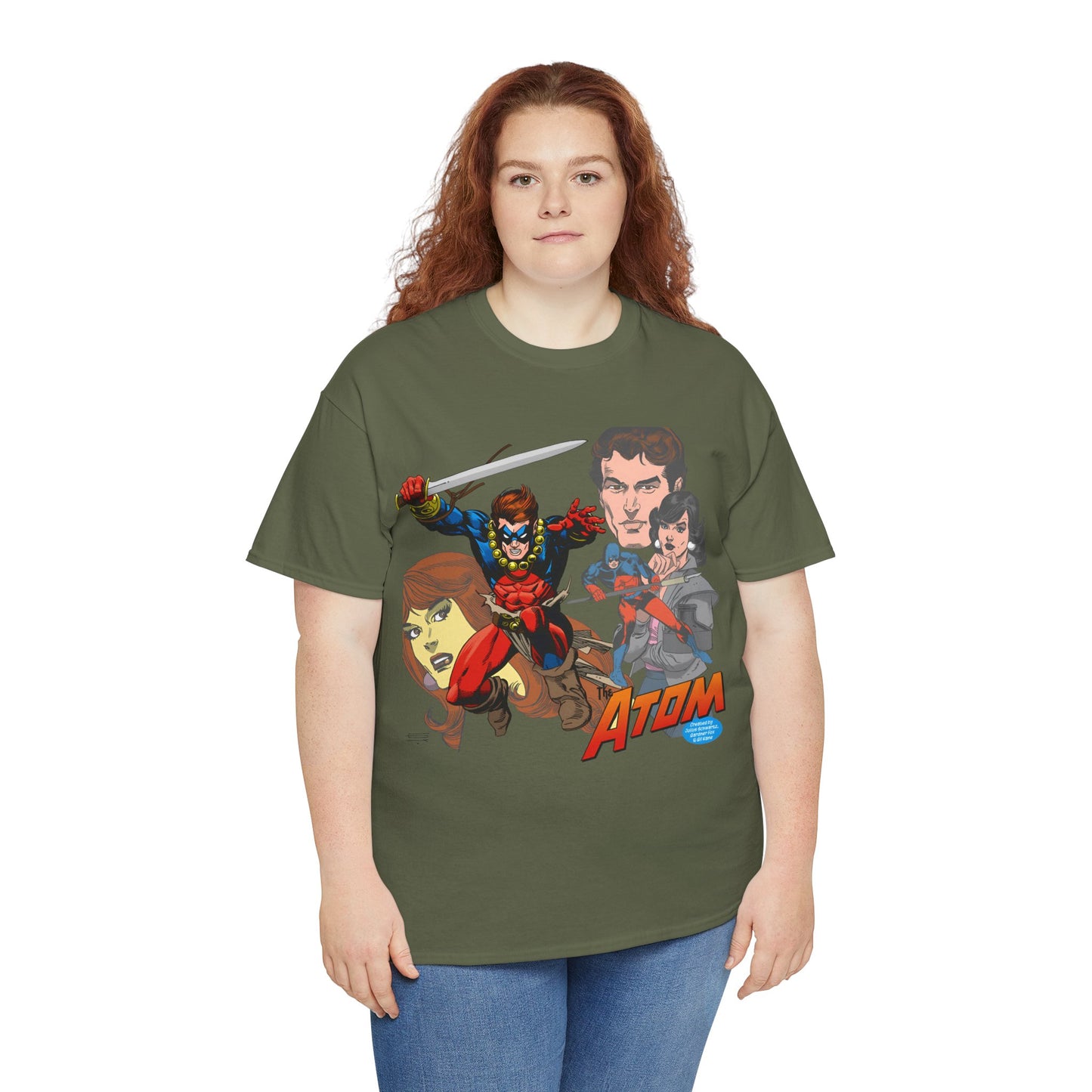 Atom T-Shirt - Gil Kane Art - Who's Who Image - Ray Palmer, JLA Member - Silver Age Hero - DC Comics