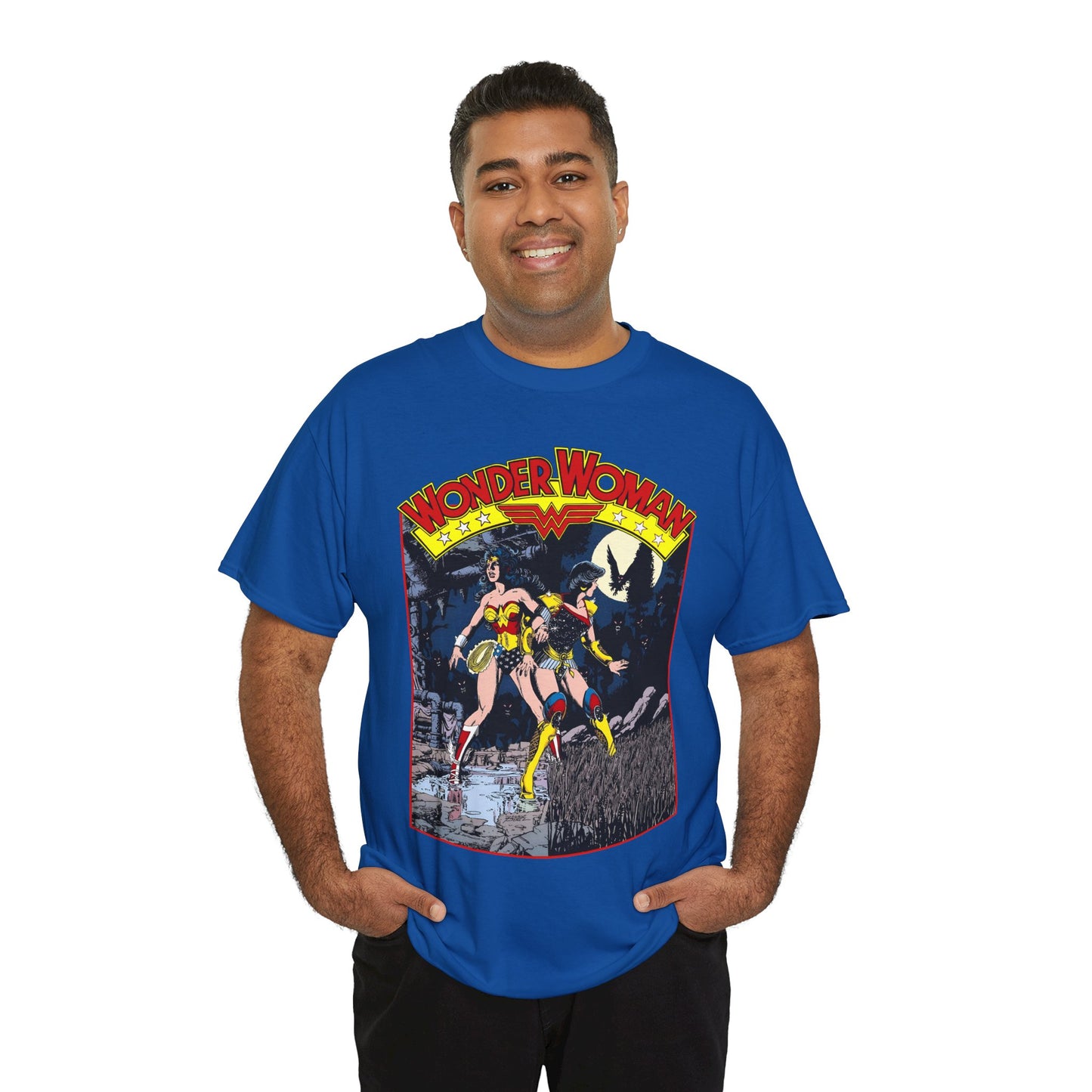 Wonder Woman & Troia T-Shirt - George Perez Art - Wonder Girl, Donna Troy - Themyscira, Paradise Island - DC Comics