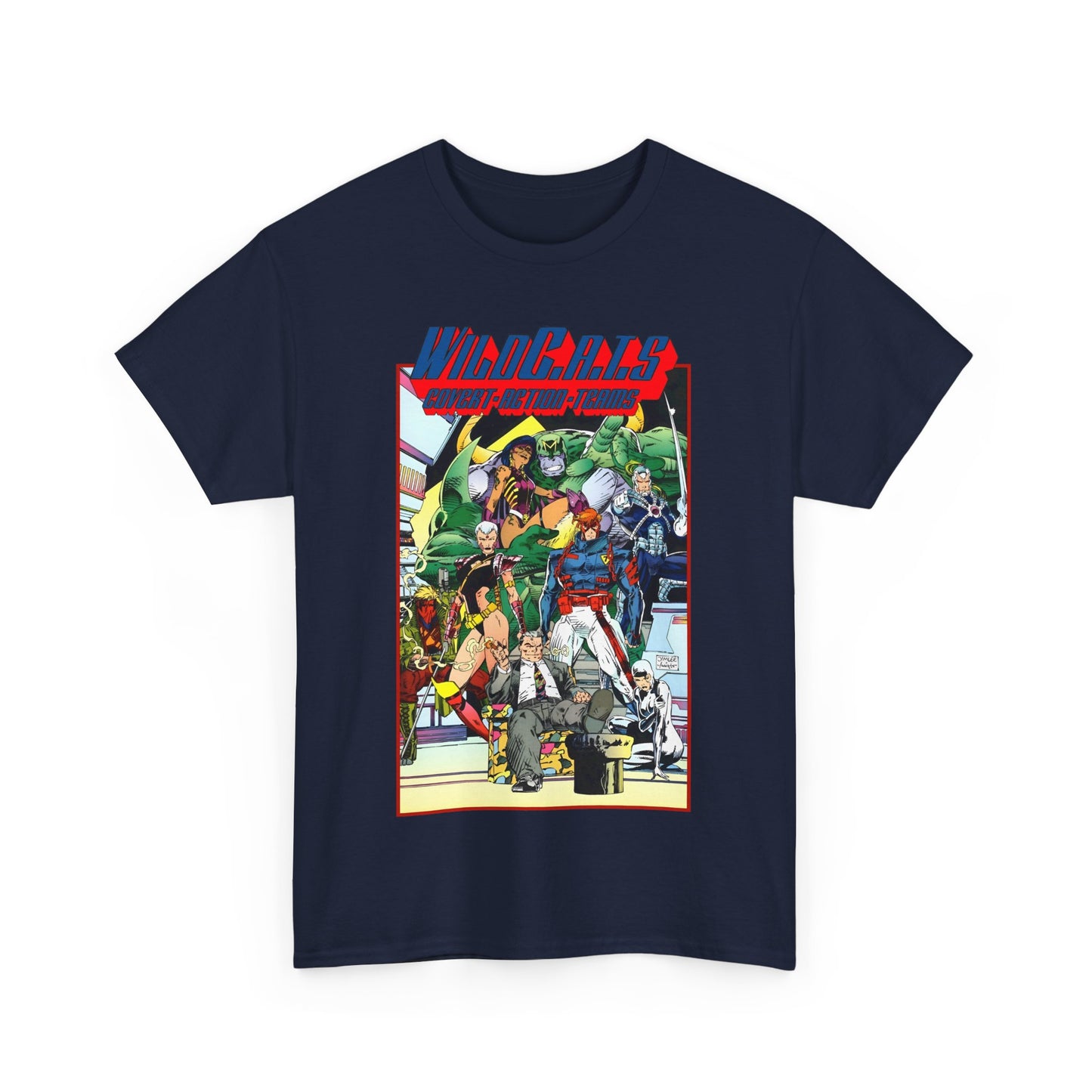 Wildcats Shirt - Jim Lee Art - Warblade, Maul, Voodoo, Grifter, Zealot, Emp, Void - Image Comics/Wildstorm/DC Comics