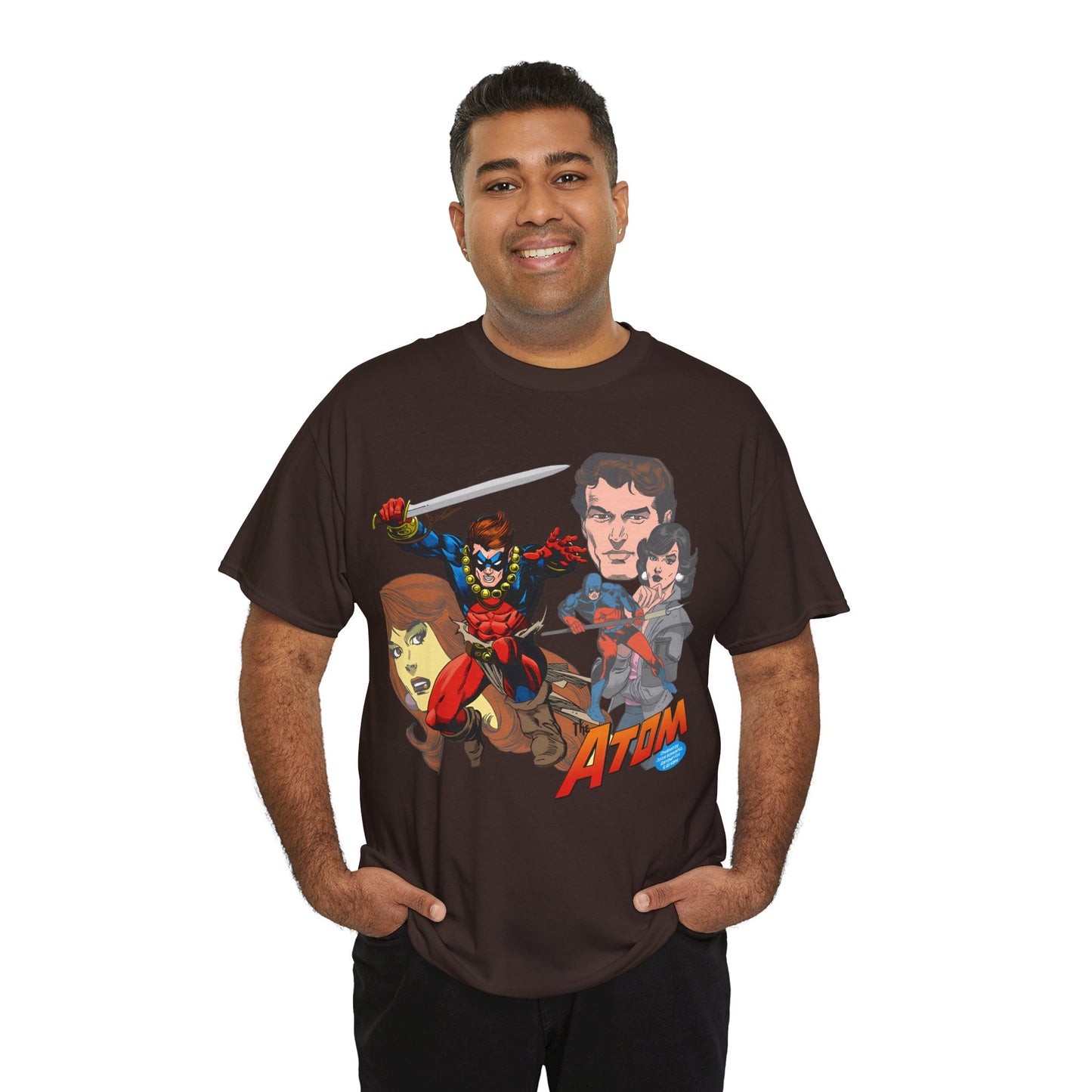 Atom T-Shirt - Gil Kane Art - Who's Who Image - Ray Palmer, JLA Member - Silver Age Hero - DC Comics
