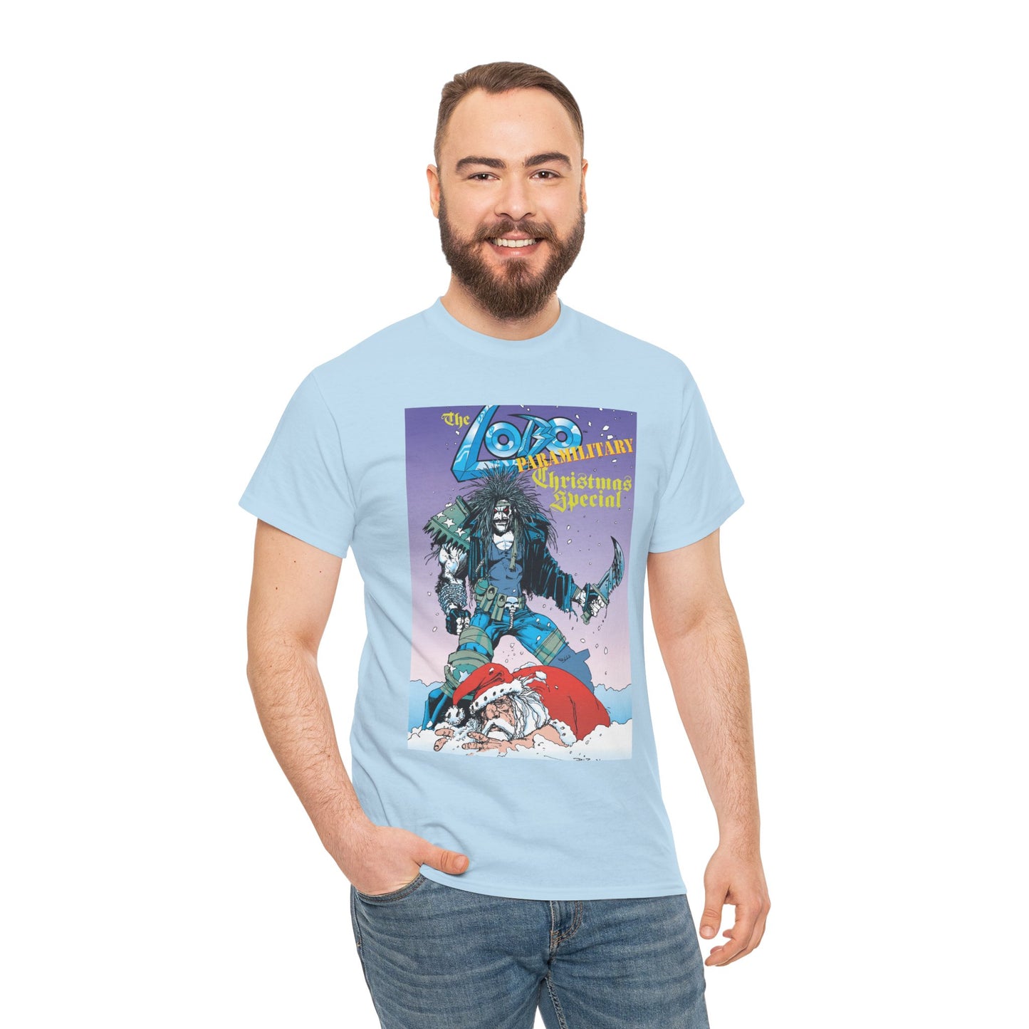 Lobo Paramilitary Christmas Special T-Shirt - Simon Bisley Art - DC Comics