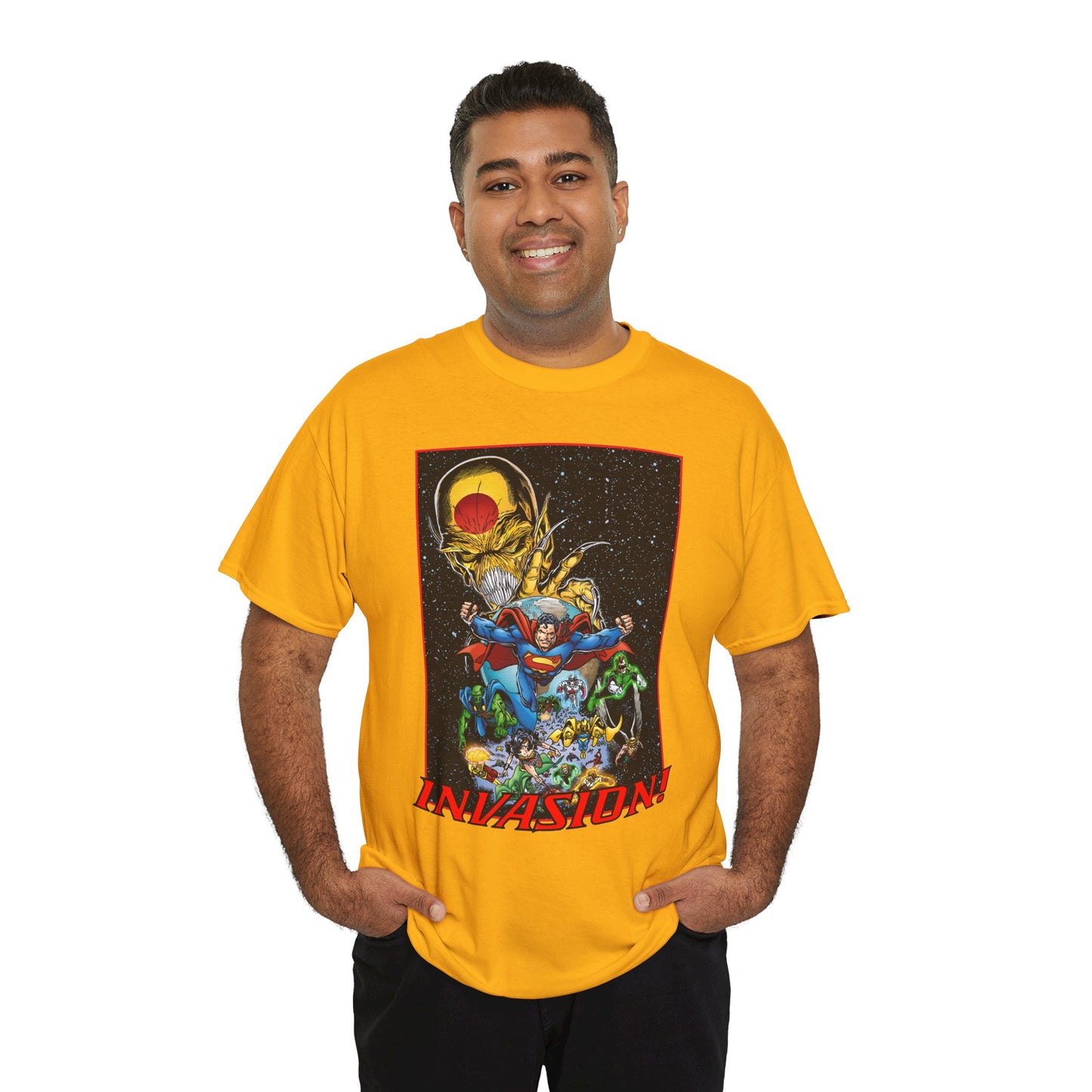 Invasion T-Shirt - Bart Sears Art - DC Comics