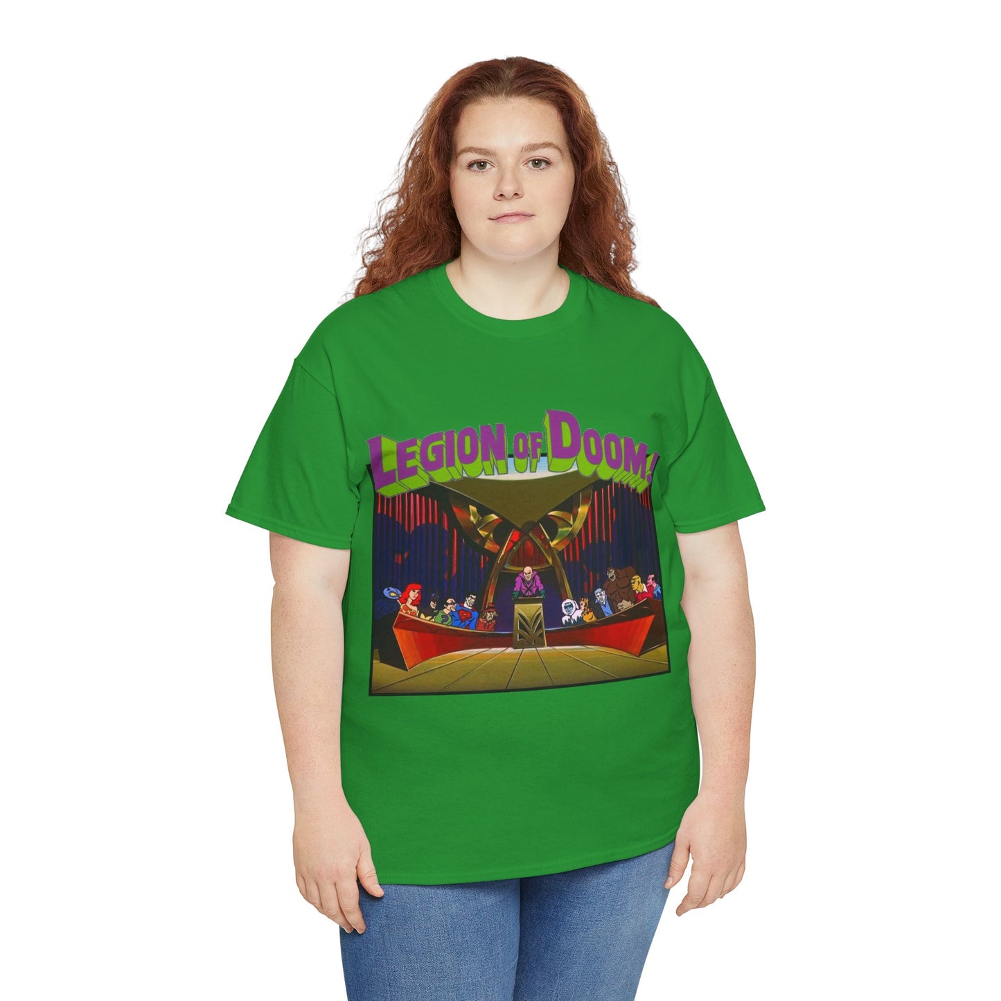 Legion of Doom T-Shirt - Super Friends Cartoon - Lex Luthor, Grodd, Brainiac, Giganta, Riddler, Bizarro, Scarecrow, Hanna-Barbera Animation