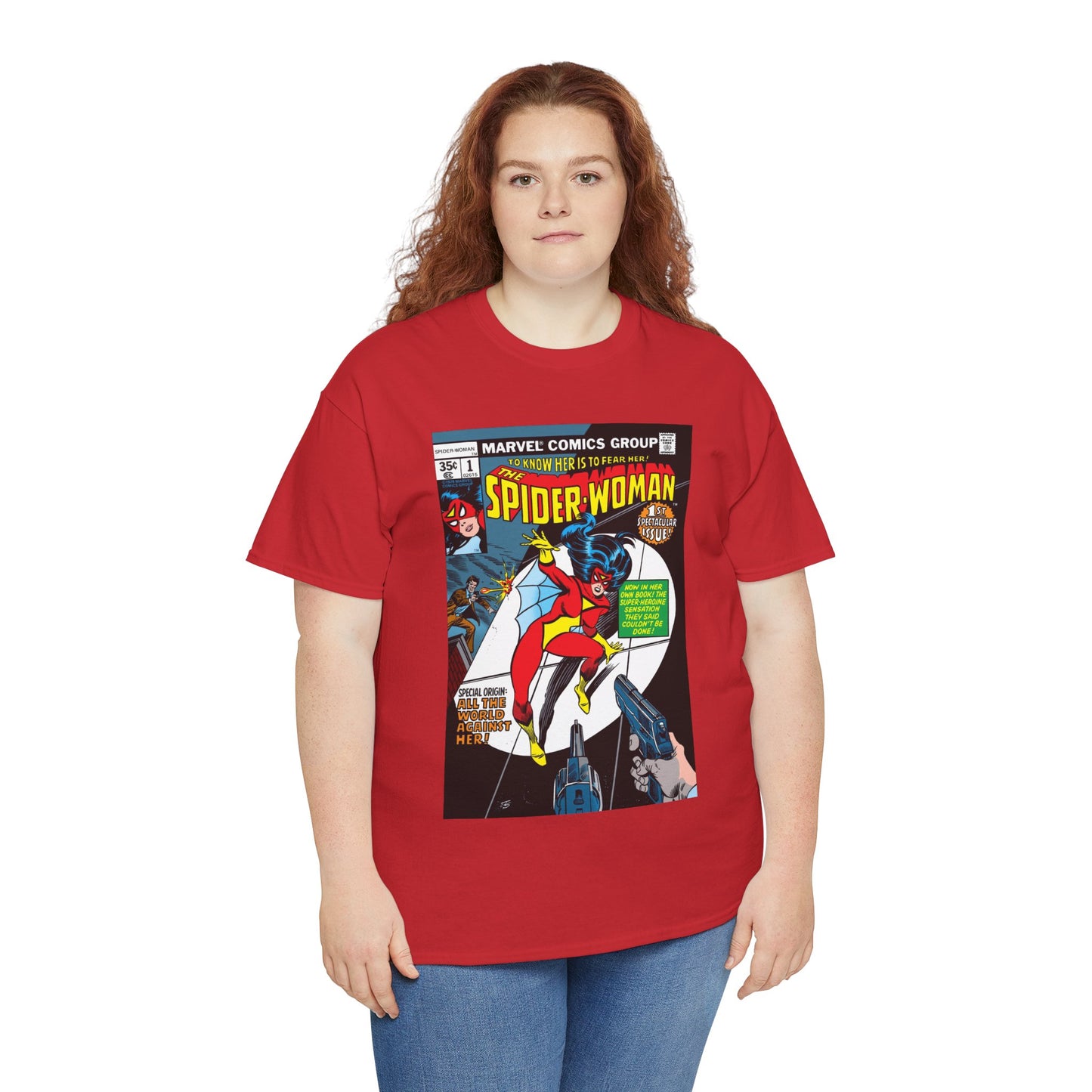 Spider-Woman T-Shirt - 1978 Marvel Comics - #1 Cover Art - Jessica Drew