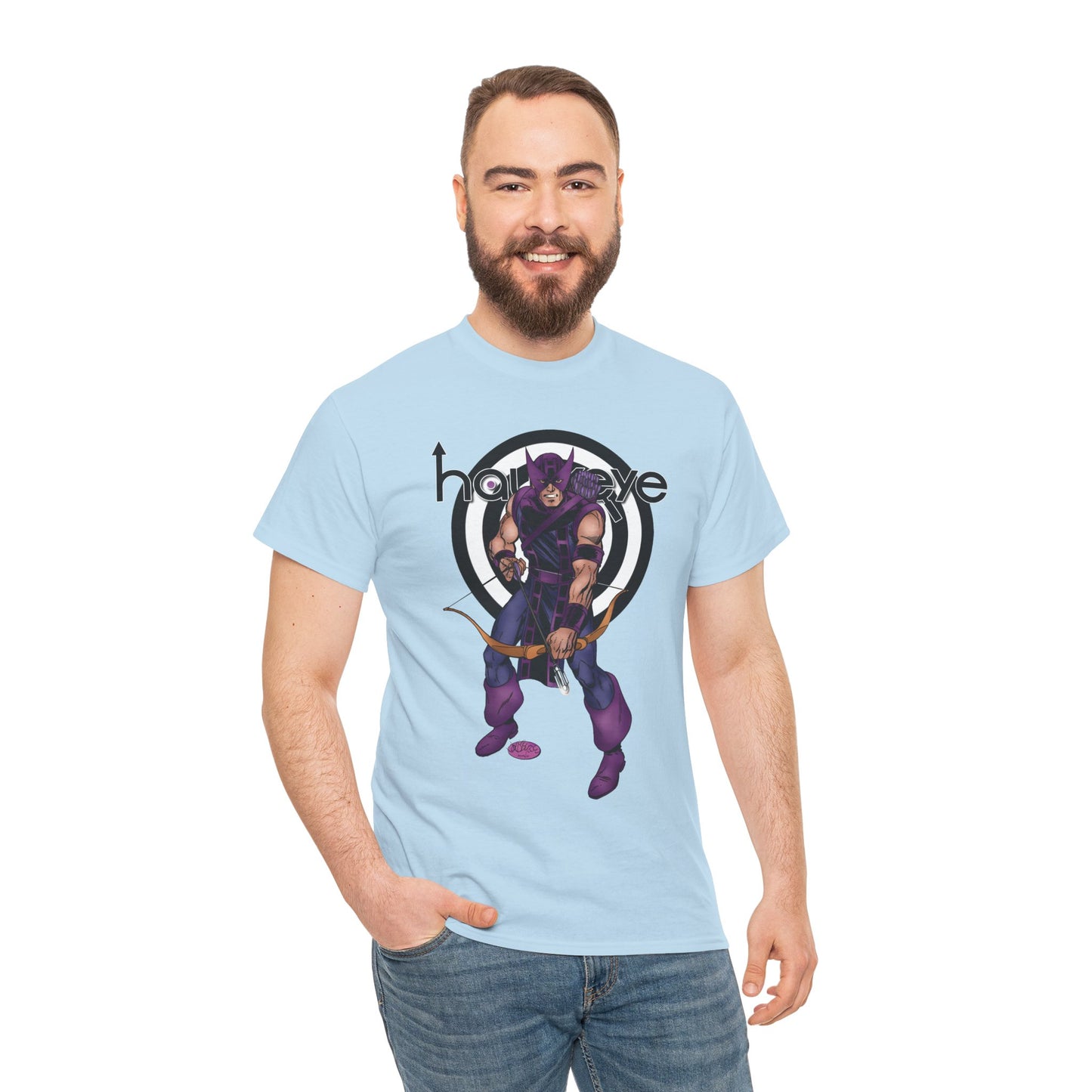 Hawkeye T-Shirt - John Byrne Art - Clint Barton, Avengers Leader & Member - Marvel's Ultimate Archer - Marvel Comics