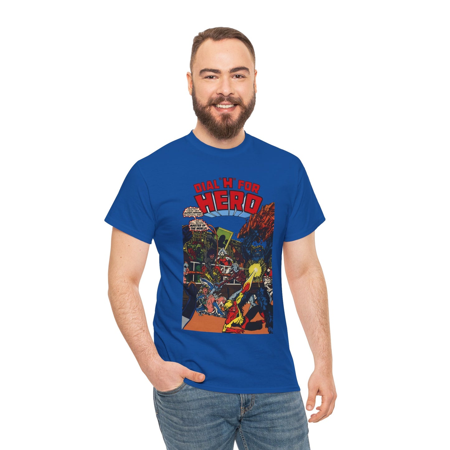 Dial "H" For Hero T-Shirt - George Perez Art - Chris King and Vicki Grant - Adventure Comics Series - DC Comics