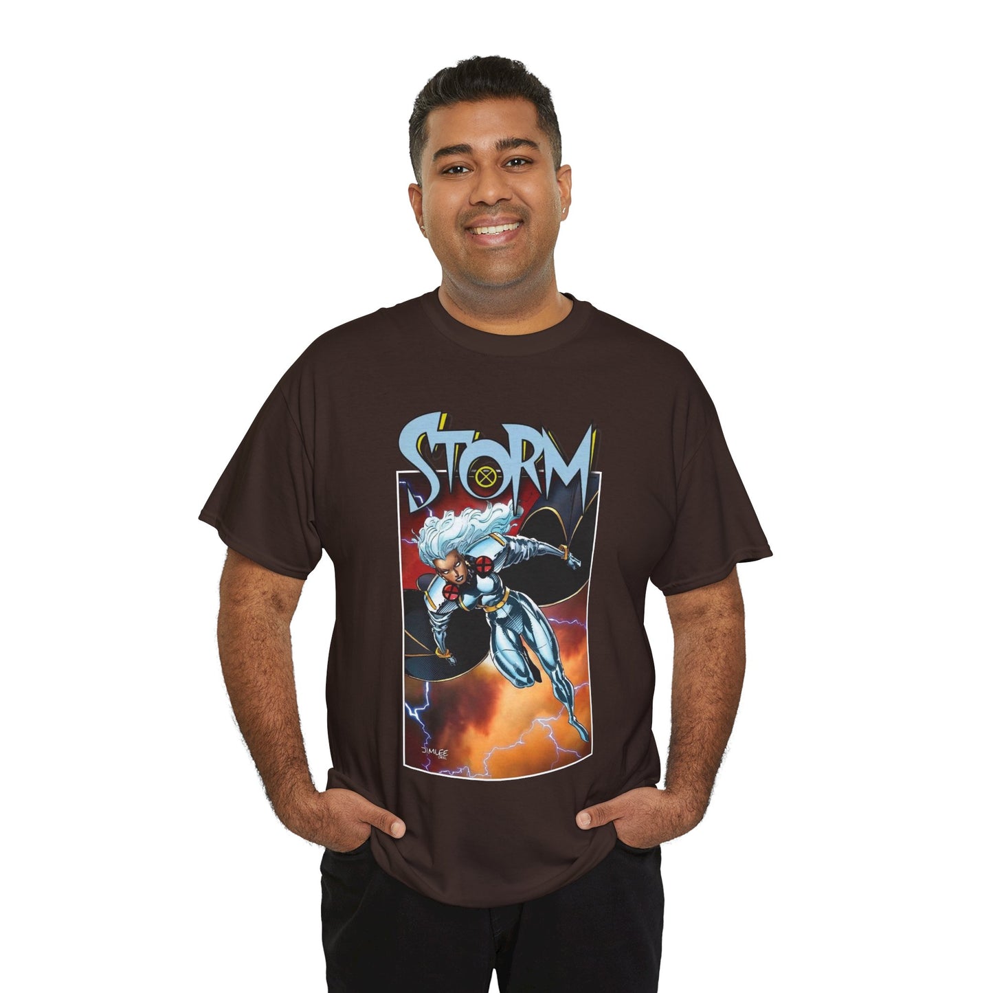 Storm T-Shirt - Jim Lee Art - Ororo - Uncanny X-Men Member & Leader - Heroic Mutant - Marvel Comics