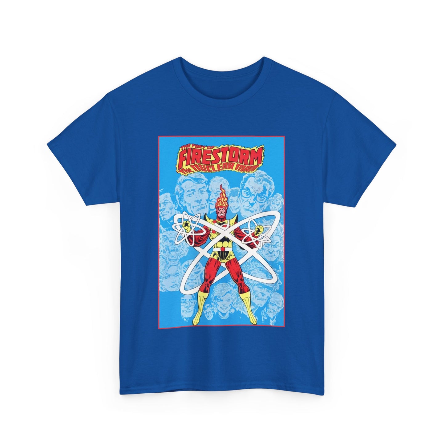 Fury of Firestorm T-Shirt - Pat Broderick Art - The Nuclear Man, Ronnie Raymond - JLA Member - DC Comics