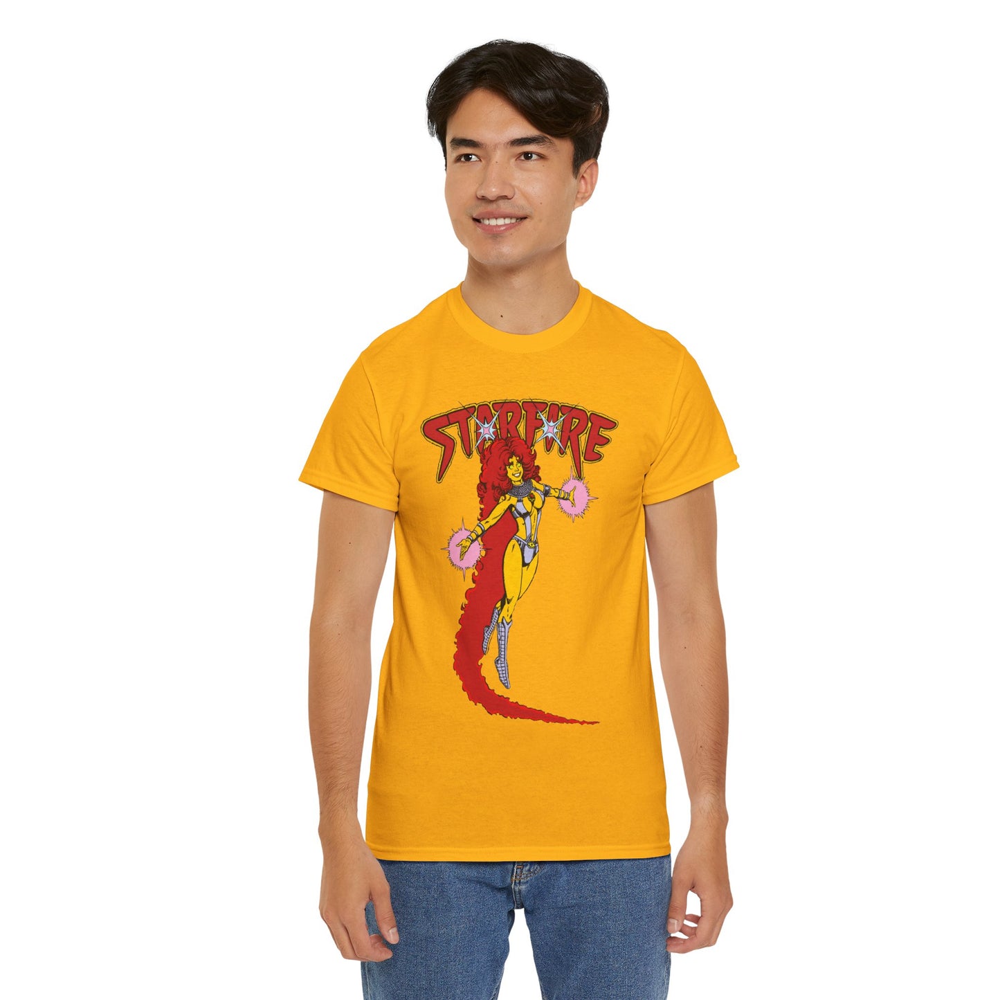 Starfire T-Shirt - George Perez Art - Popular New Teen Titans Character - DC Comics - Tamaran Princess
