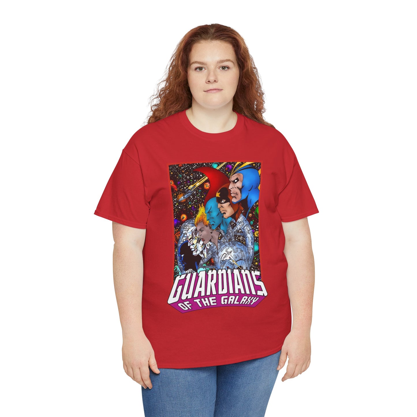 Guardians of the Galaxy T-Shirt - George Perez Art - Starhawk, Yondu, Vance Astro - Marvel Comics