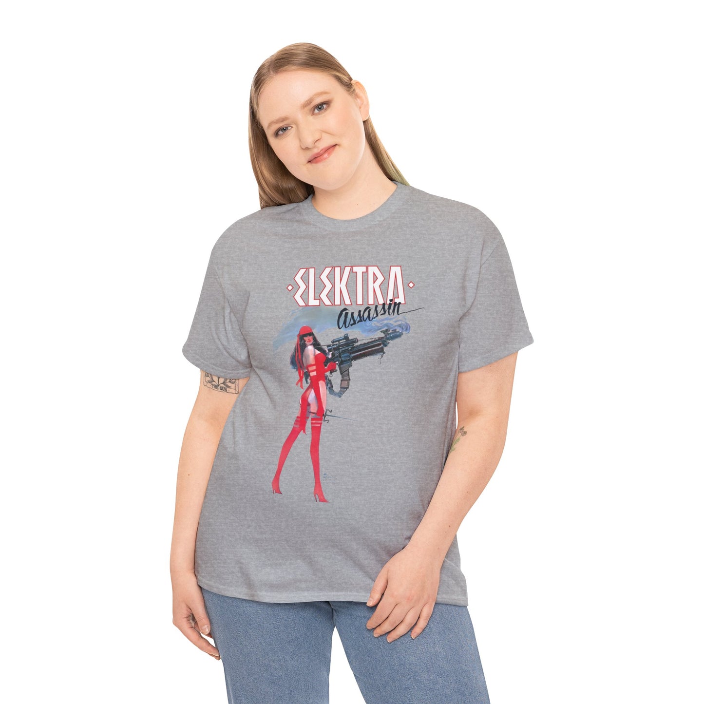 Elektra Assassin T-Shirt - Bill Sienkiewicz Art - Frank Miller - Daredevil Connection - Marvel Comics