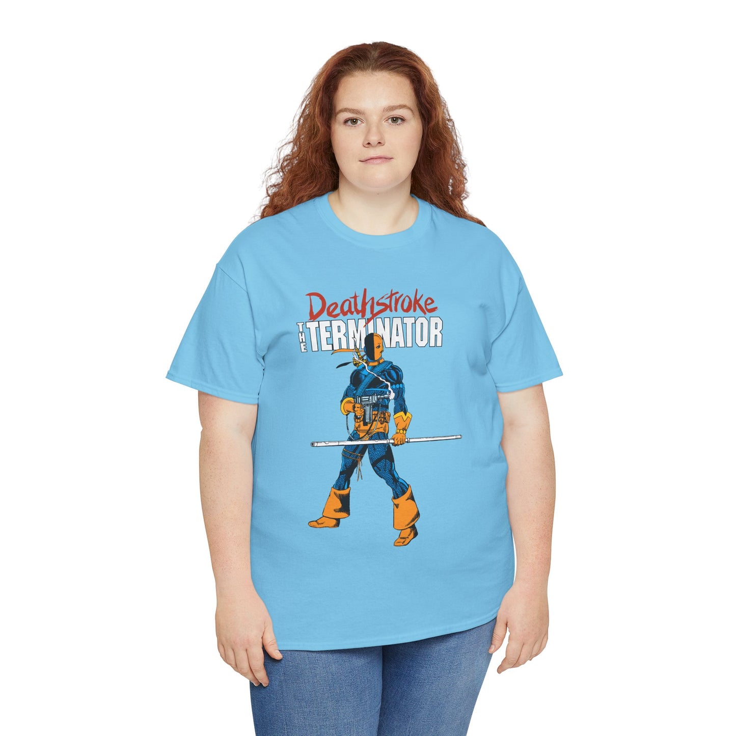 Deathstroke T-Shirt - George Perez Art - New Teen Titans Foe & Mercenary - Slade Wilson, Father of Jericho and Ravager - DC Comics - The Terminator