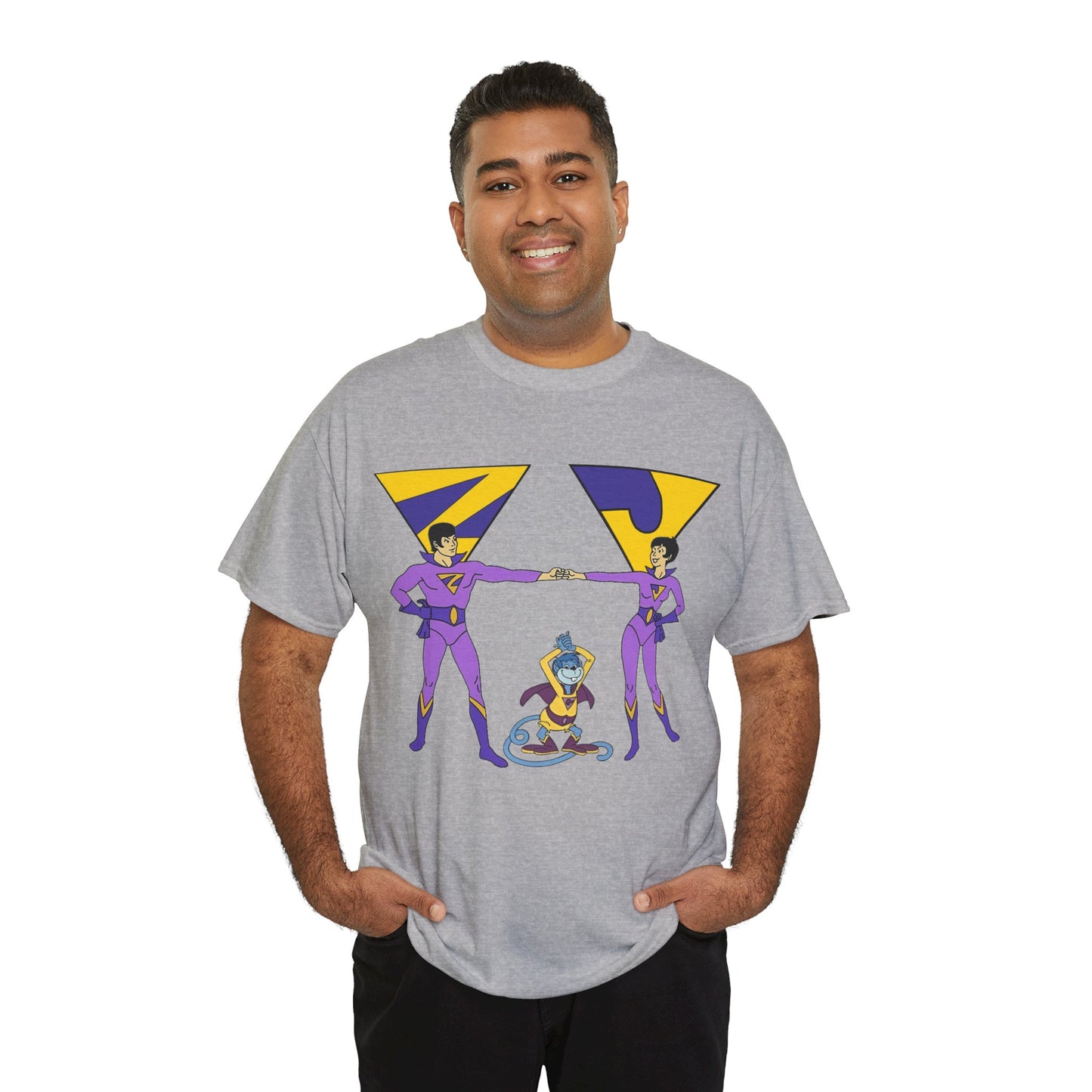 Wonder Twins T-Shirt - Super Friends - Zan & Jayna - Hanna-Barbera Cartoon - DC Comics
