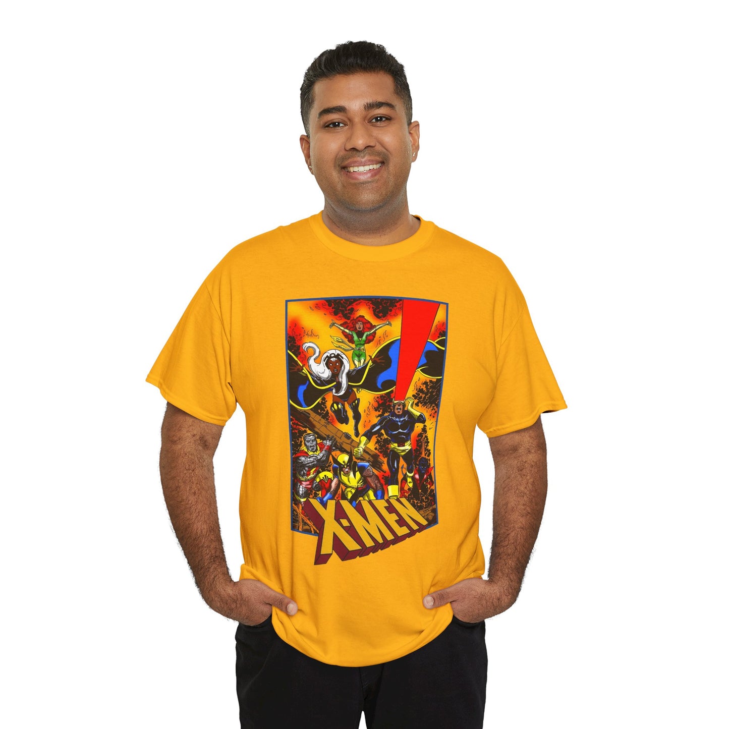 X-men T-Shirt - John Byrne Art - Phoenix, Wolverine, Cyclops, Storm, Nightcrawler, Colossus - Marvel Comics