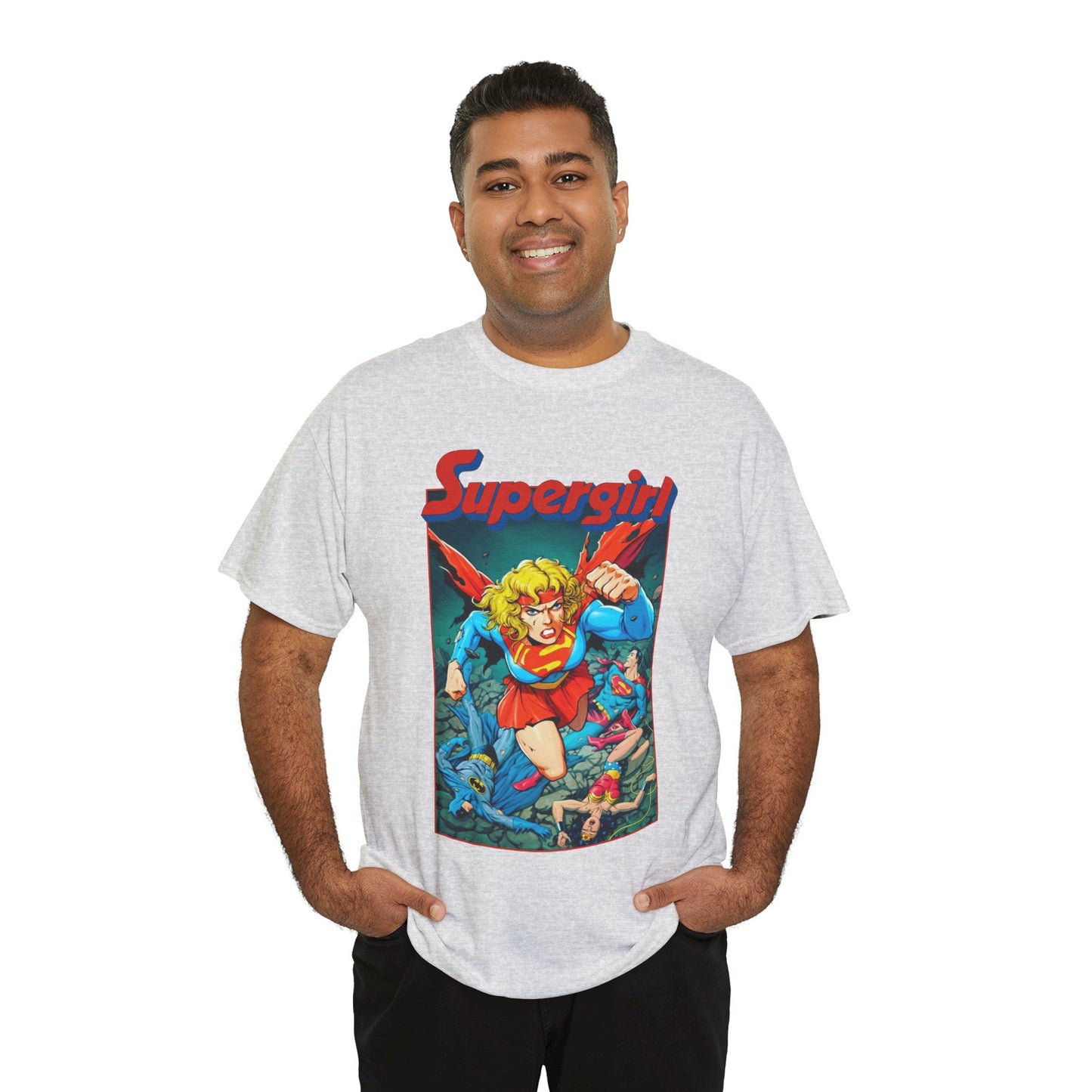 Supergirl T-Shirt - Tom Grummett Art - Crisis on Infinite Earths - Classic DC Comics Series - Death of Supergirl