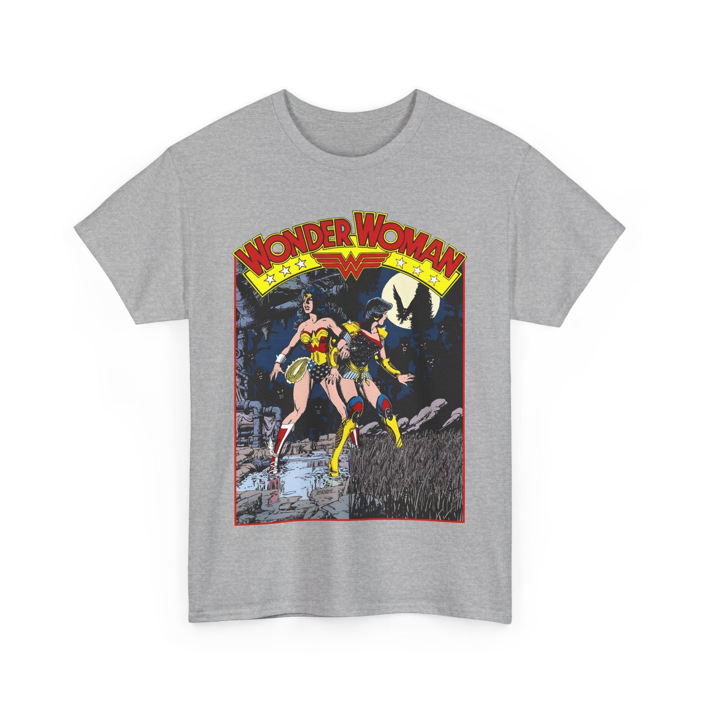 Wonder Woman & Troia T-Shirt - George Perez Art - Wonder Girl, Donna Troy - Themyscira, Paradise Island - DC Comics