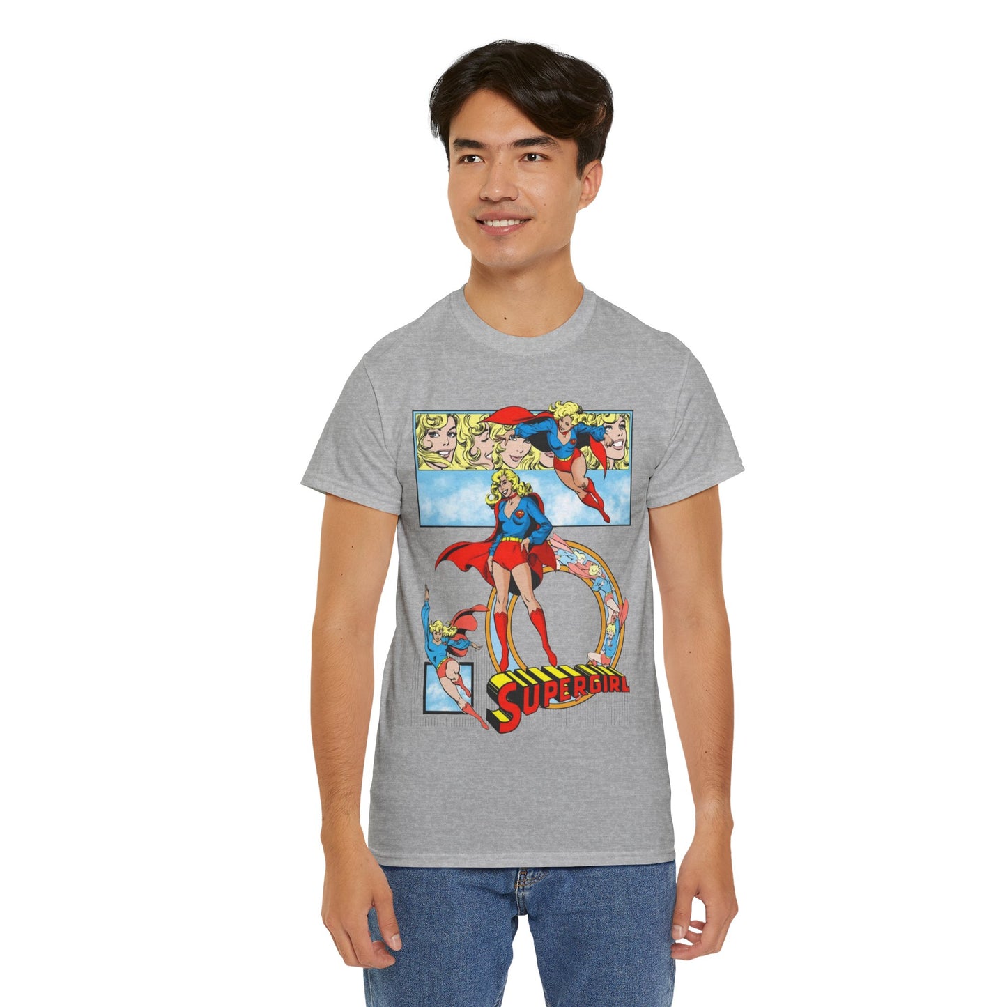 Supergirl T-Shirt - Krypton, Superman, Kara, Kandor - DC Comics - 1980s Art - Style Guide - Superman's Cousin