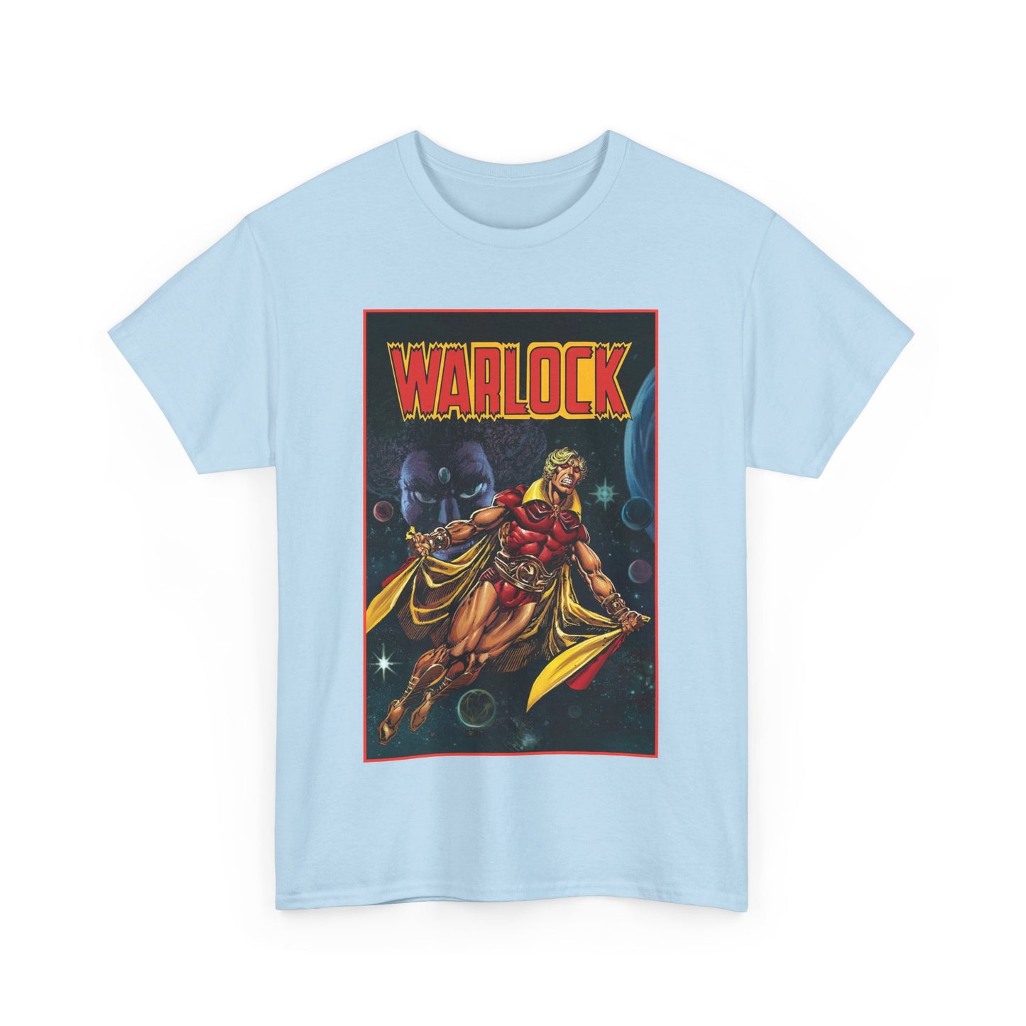 Warlock T-Shirt - Jim Starlin Art - Marvel Comics - Cosmic Superhero - The Enclave - Him