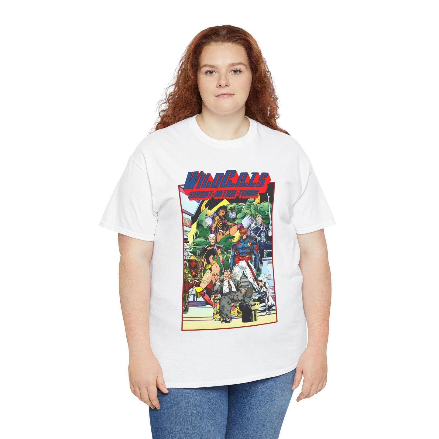 Wildcats Shirt - Jim Lee Art - Warblade, Maul, Voodoo, Grifter, Zealot, Emp, Void - Image Comics/Wildstorm/DC Comics