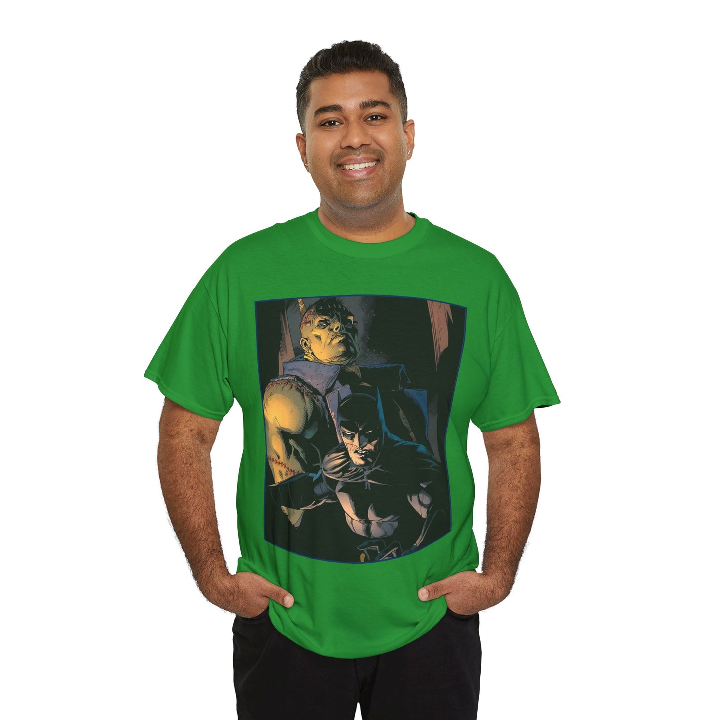 Batman & Frankenstein T-Shirt - Doug Mahnke Art - DC Comics