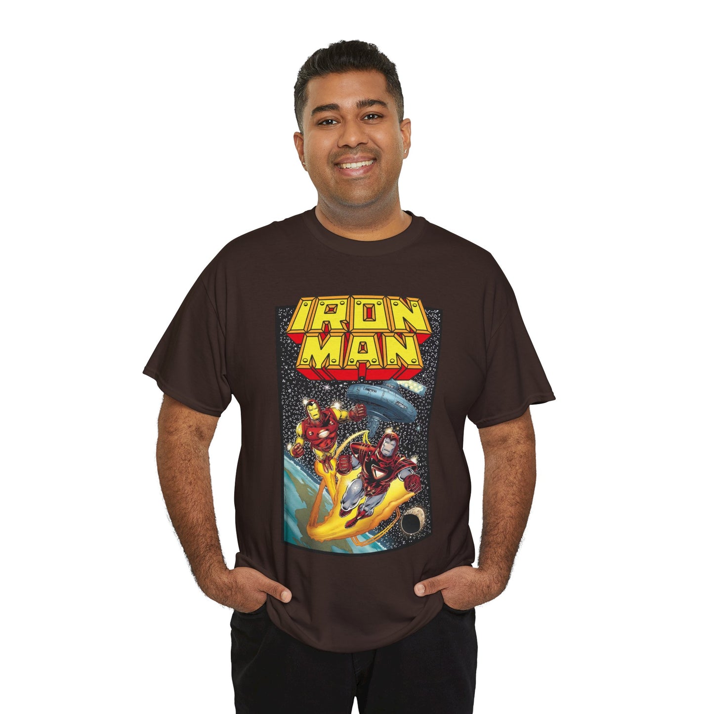 Iron Man T-Shirt - Mark D Bright Art - Armor Wars - War Machine - Tony Stark & James Rhodes - Marvel Comics