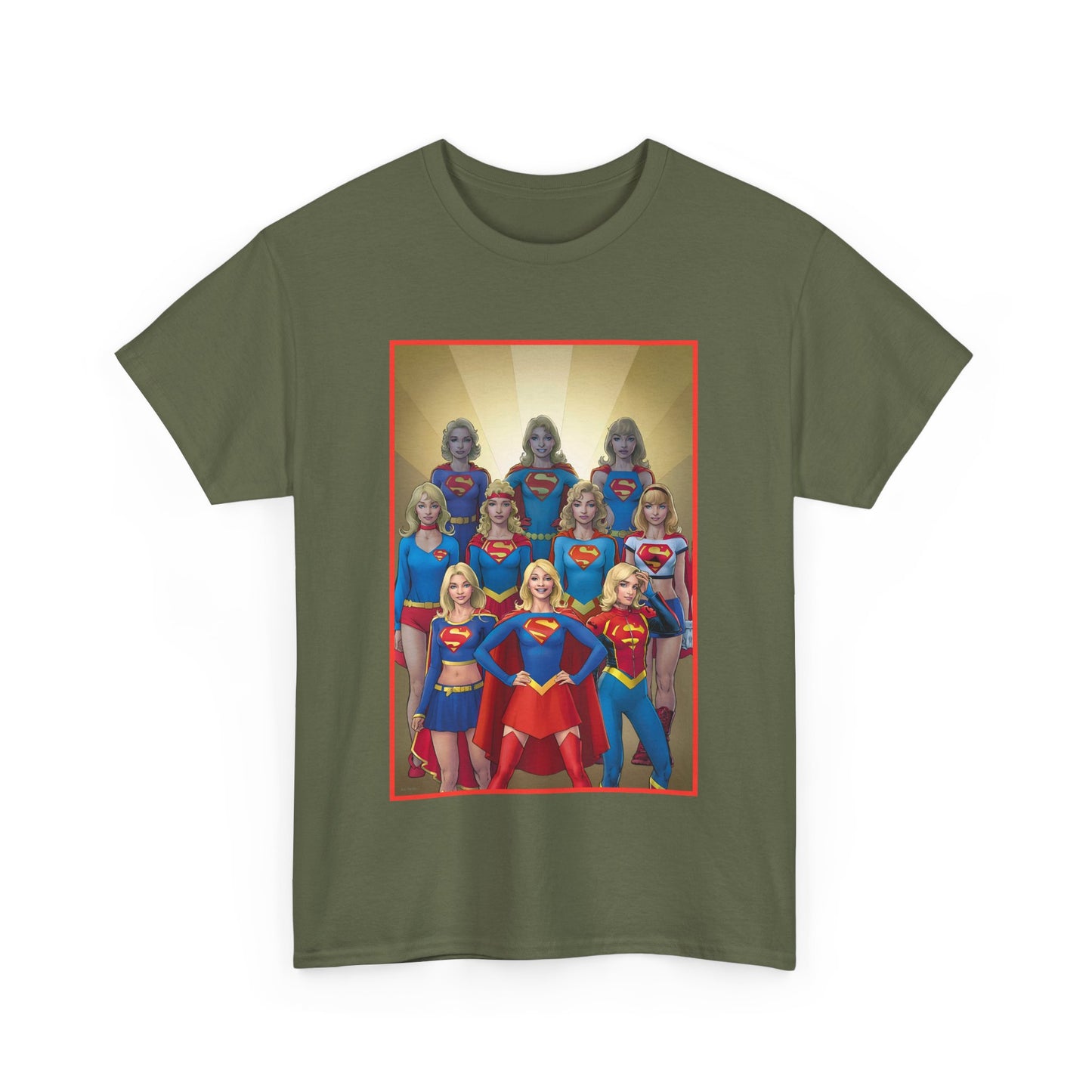 Supergirl Through the Ages T-Shirt - Nicola Scott Art - Kara from Kandor, Superman's Cousin, Linda Danvers - Survivor from Krypton - DC Comics
