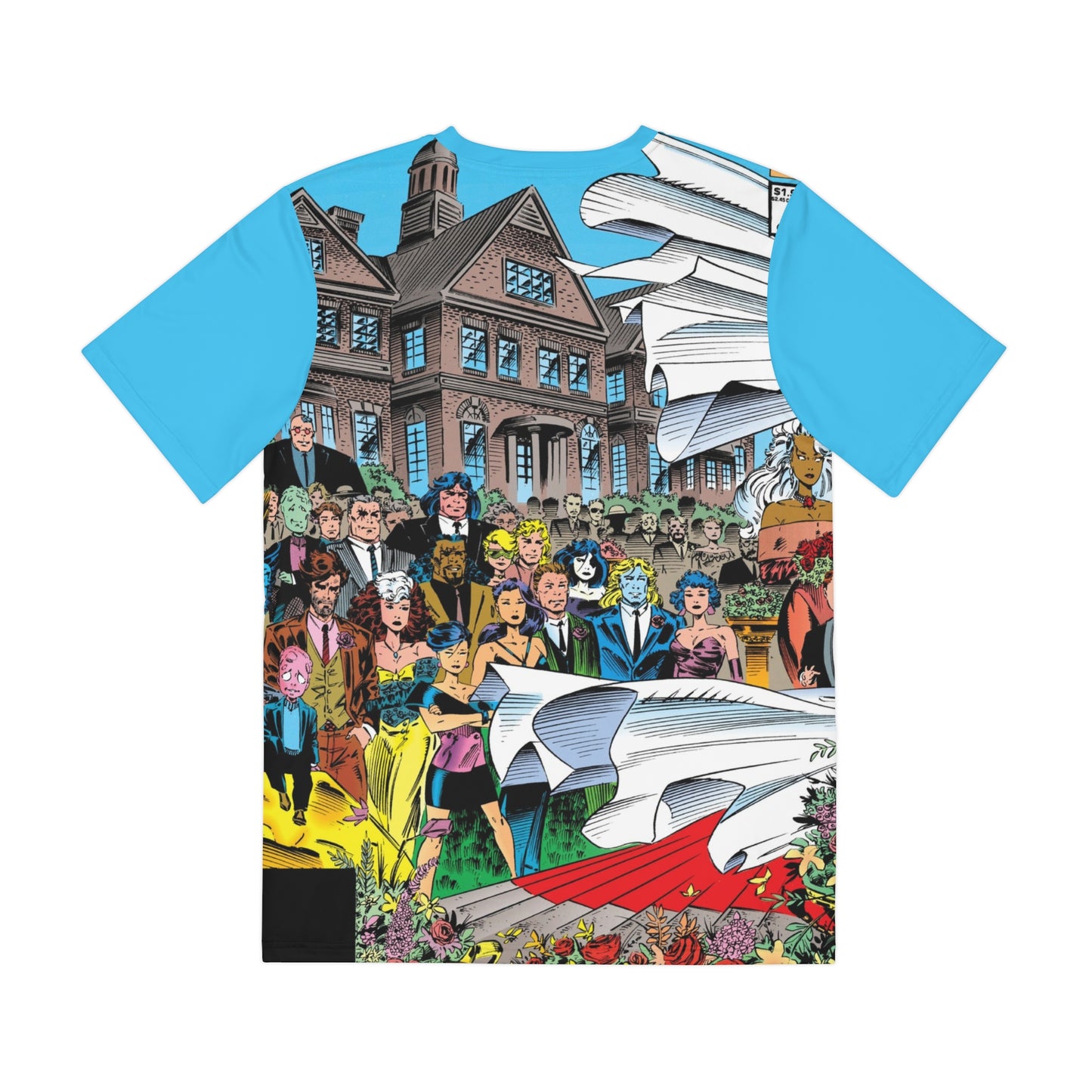 X-Men All Over Print Tee (Polyester) - Andy Kubert Art - Scott & Jean Get Married (IMPROVED PLACEMENT AND PRINTING TECHNIQUES)
