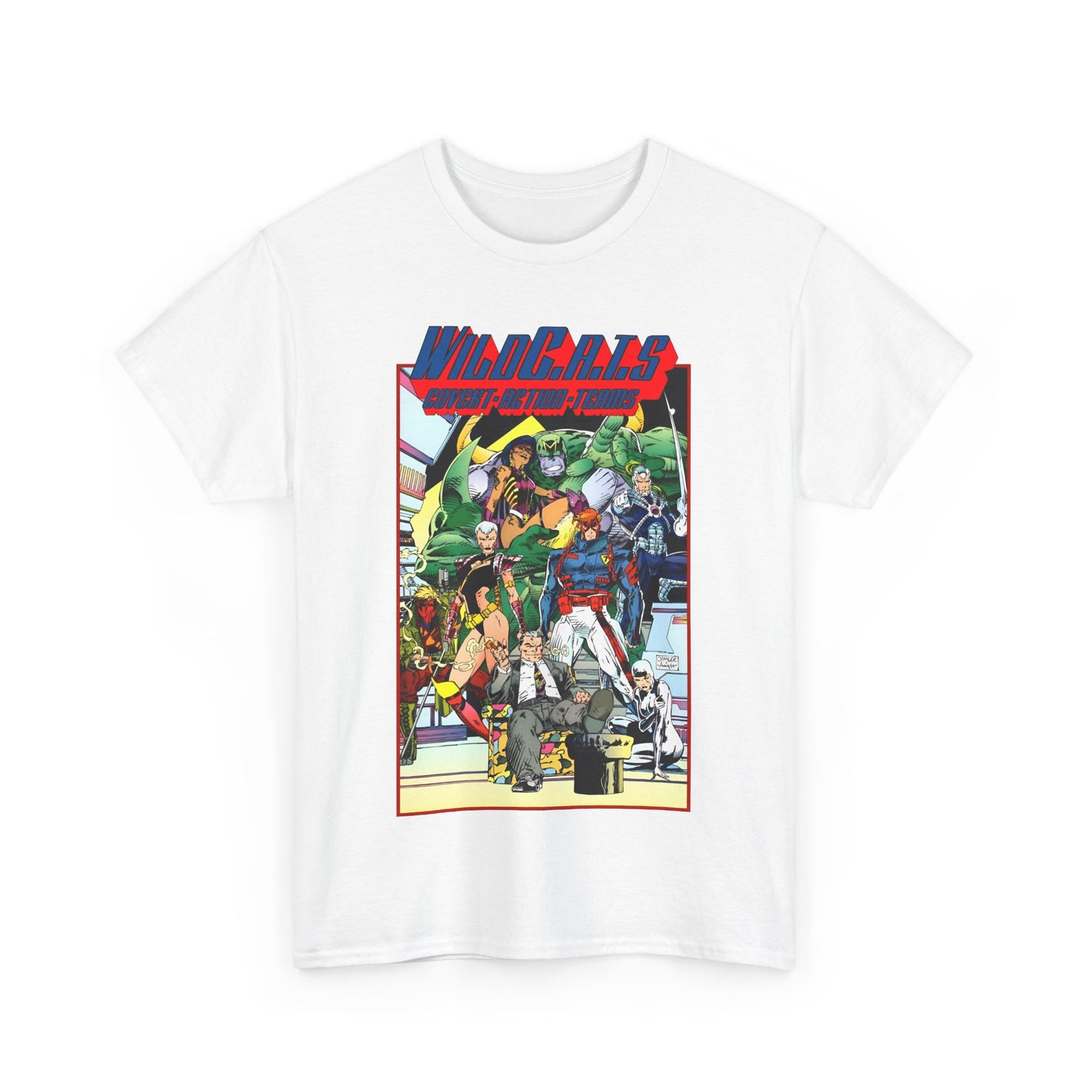 Wildcats Shirt - Jim Lee Art - Warblade, Maul, Voodoo, Grifter, Zealot, Emp, Void - Image Comics/Wildstorm/DC Comics