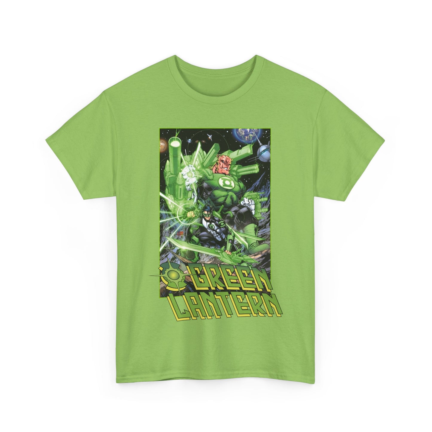 Green Lantern T-Shirt - Kyle Rayner & Kilowog - DC Comics - Green Lantern Corps