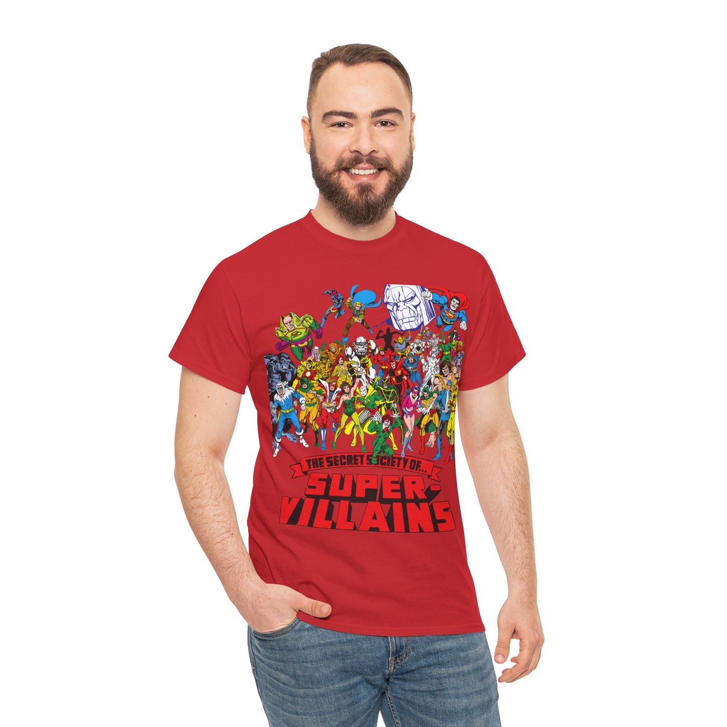 Secret Society of Super-Villains T-Shirt - DC Comics - SSOSV - Luthor, Grodd, Darkseid, Sinestro, Poison Ivy, Mirror Master