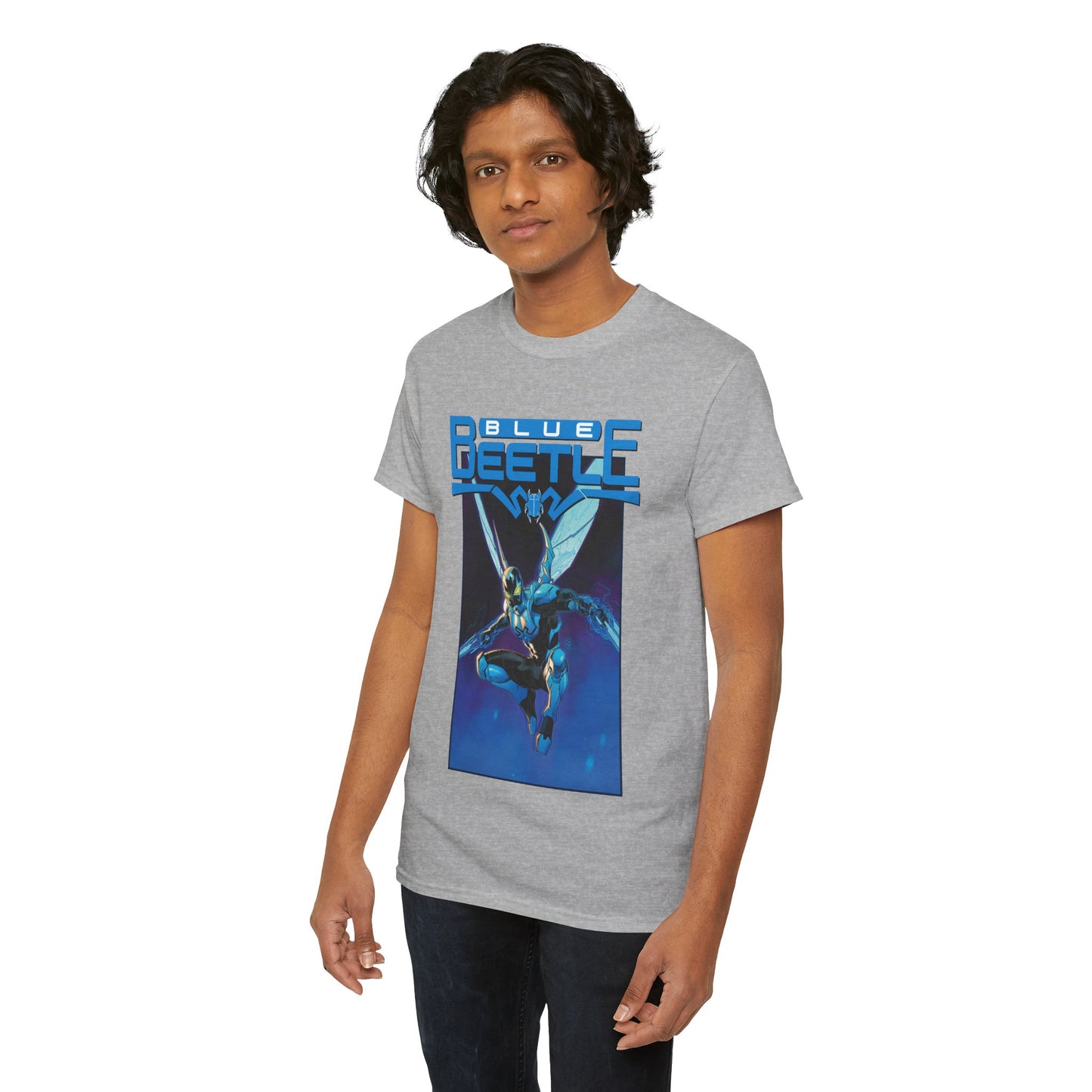 Blue Beetle T-Shirt - Dan Mora Art - DC Comics Character - Jaime Reyes