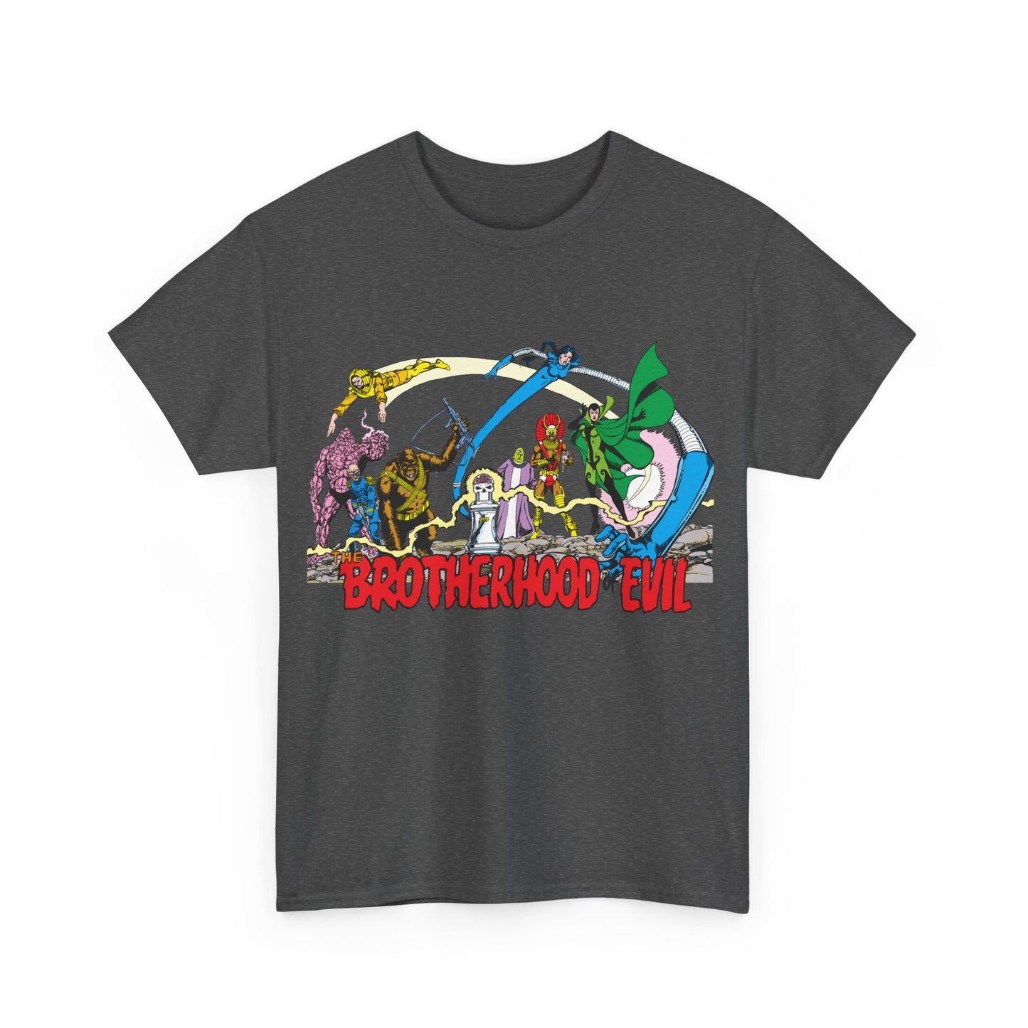 Brotherhood of Evil T-Shirt - George Perez Art - New Teen Titans, Doom Patrol - DC Comics - Madame Rouge, Phobia