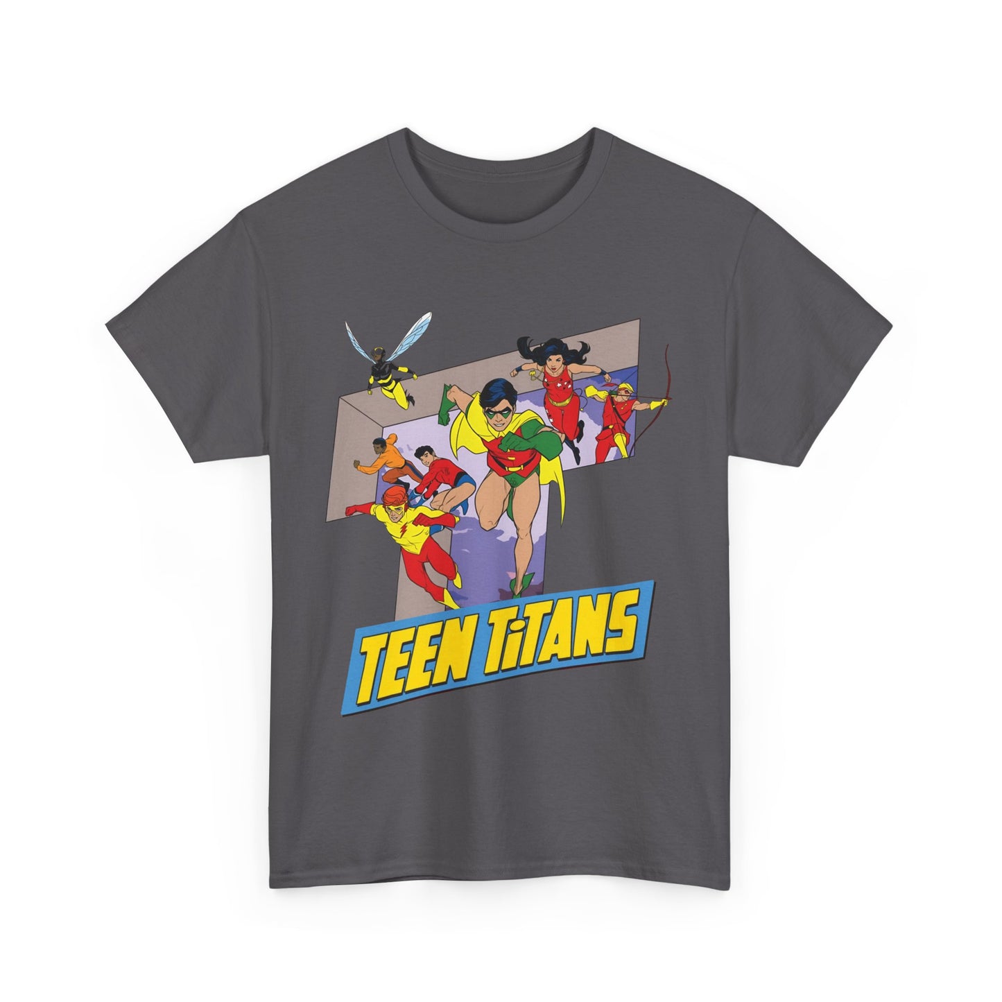 Teen Titans T-Shirt - Robin, Wonder Girl, Kid Flash, Speedy, Bumblebee, Mal, Aqualad - DC Comics