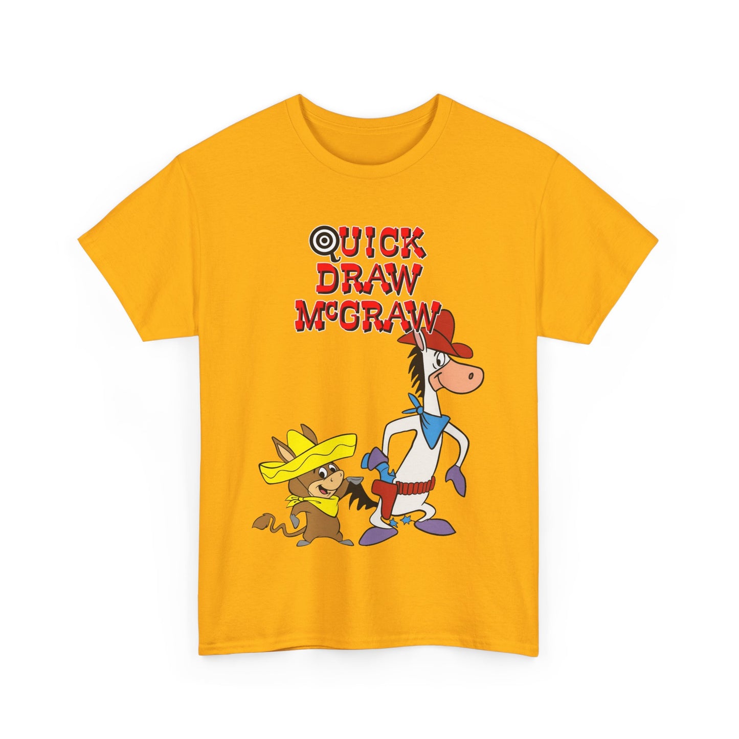 Quick Draw McGraw T-Shirt - Baba Looey - Hanna-Barbera Cartoon - Popular 1960s TV Animation