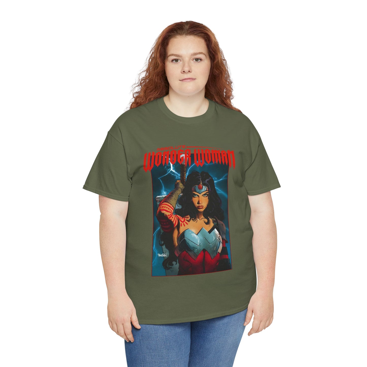 Absolute Wonder Woman T-Shirt - Dan Panosian Art - DC Comics All-In Variant Cover - Raised in Hell by Circe