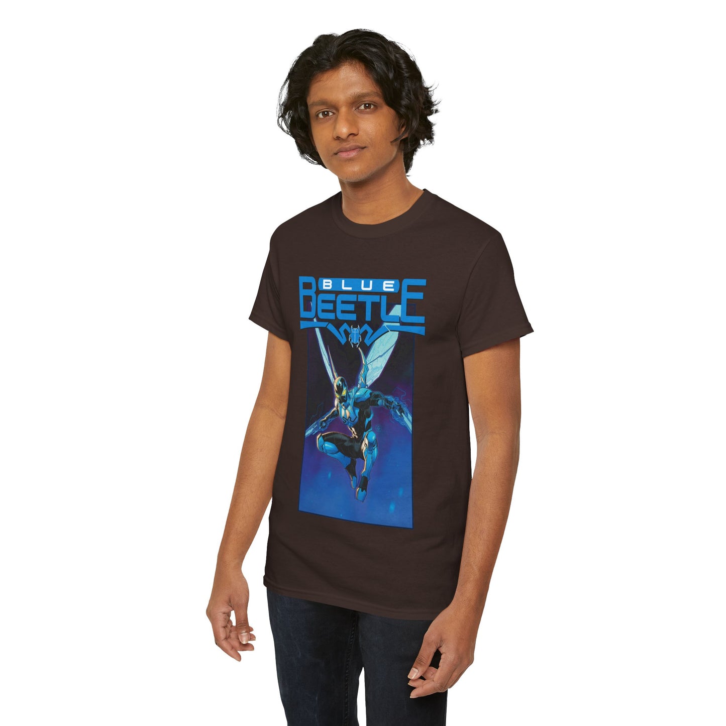 Blue Beetle T-Shirt - Dan Mora Art - DC Comics Character - Jaime Reyes
