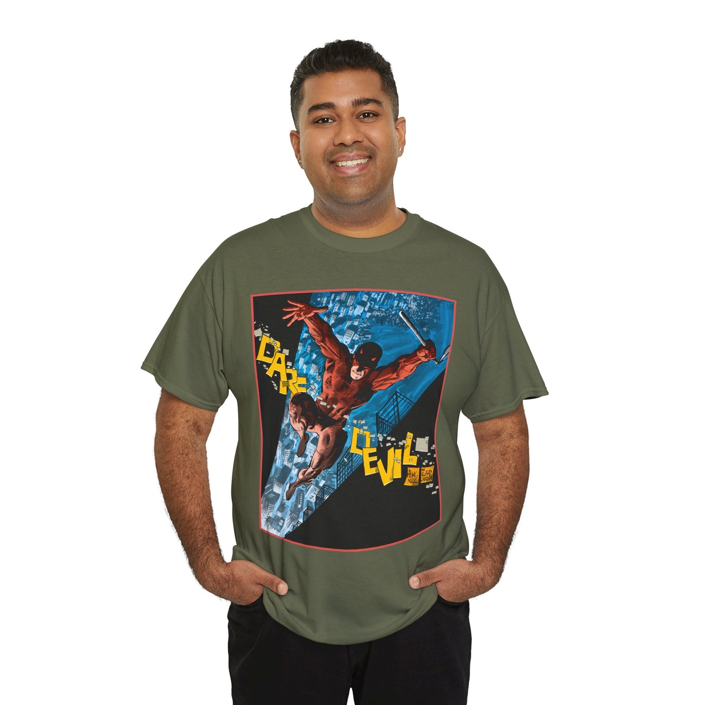 Daredevil T-Shirt - Frank Miller & Klaus Janson Art - The Man With No Fear - Hell's Kitchen - Marvel Comics