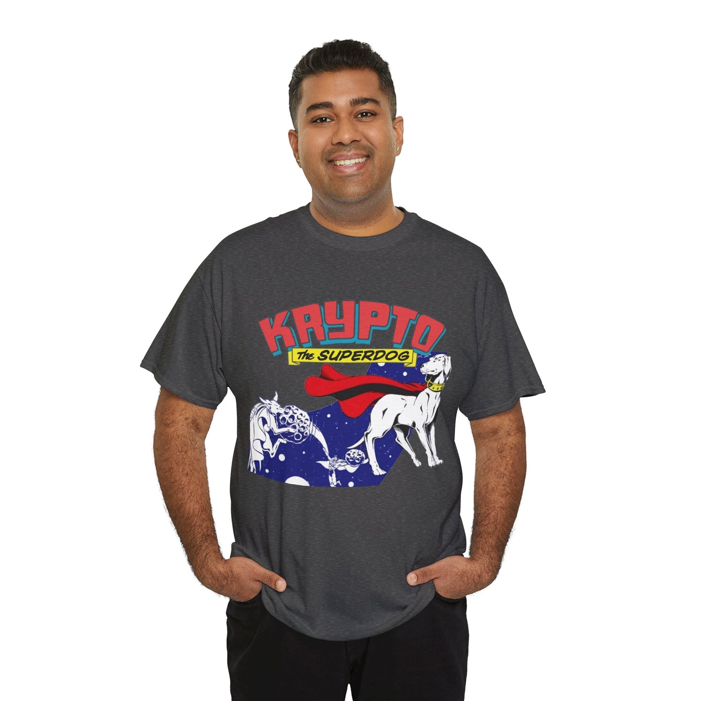 Krypto T-Shirt - James Gunn Superman Movie 2025 - Superman's Beloved Pet -Super Dog from Krypton - Stays at the Fortress of Solitude - DC Comics