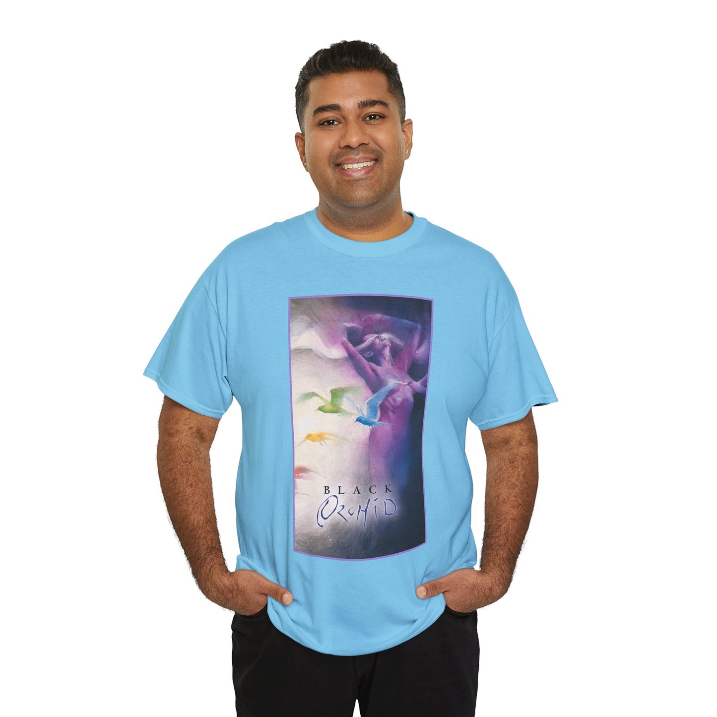 Black Orchid T-Shirt - Dave McKean Art - Susan Linden-Thorne - Neil Gaiman Story - DC Comics, Vertigo Comics