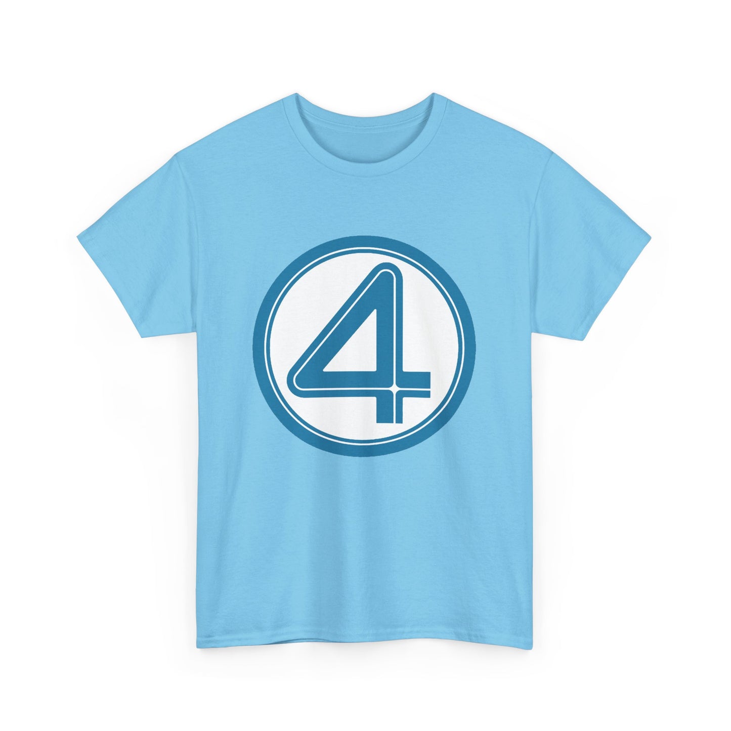 Fantastic Four Logo T-Shirt - New Marvel Movie 2025 - MCU - Pedro Pascal - 4 - Marvel Comics - Reed Richards