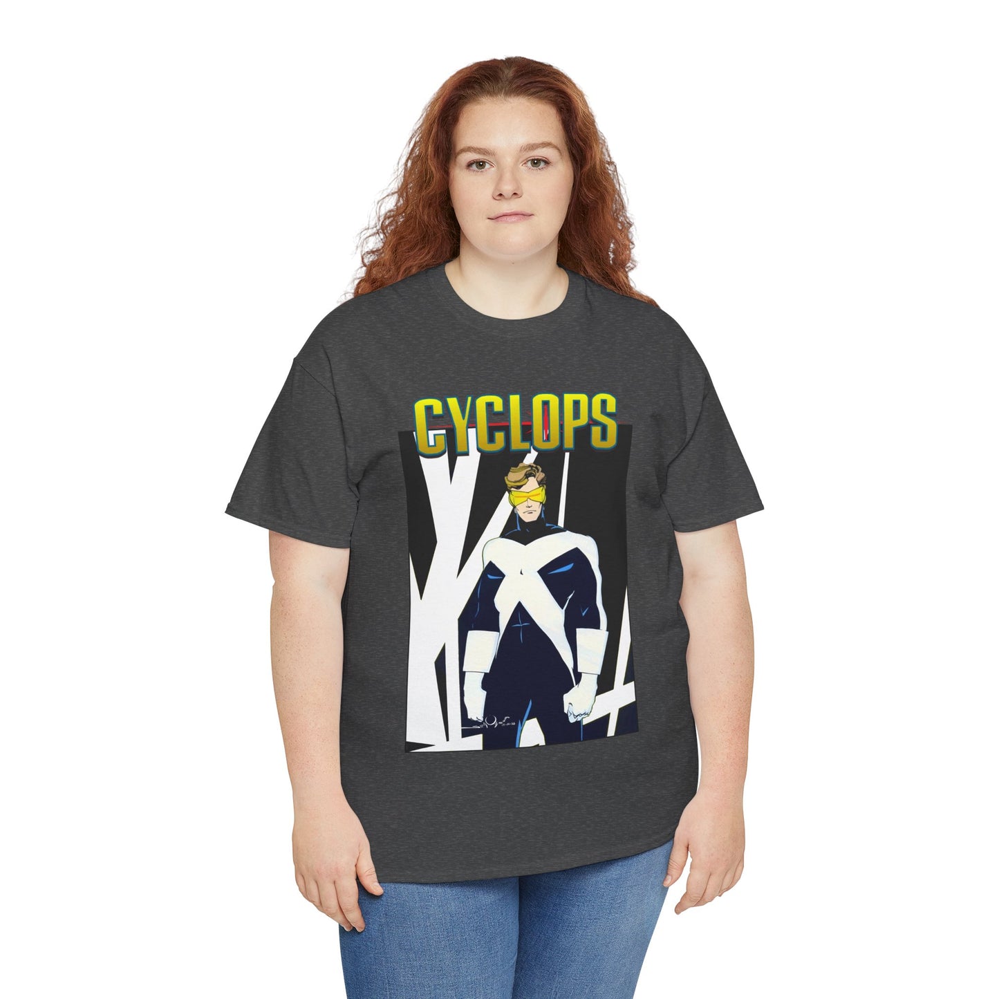 Cyclops T-Shirt - Walt Simonson Art - X-Men, X-Factor Member & Leader - Scott Summers - Marvel Comics