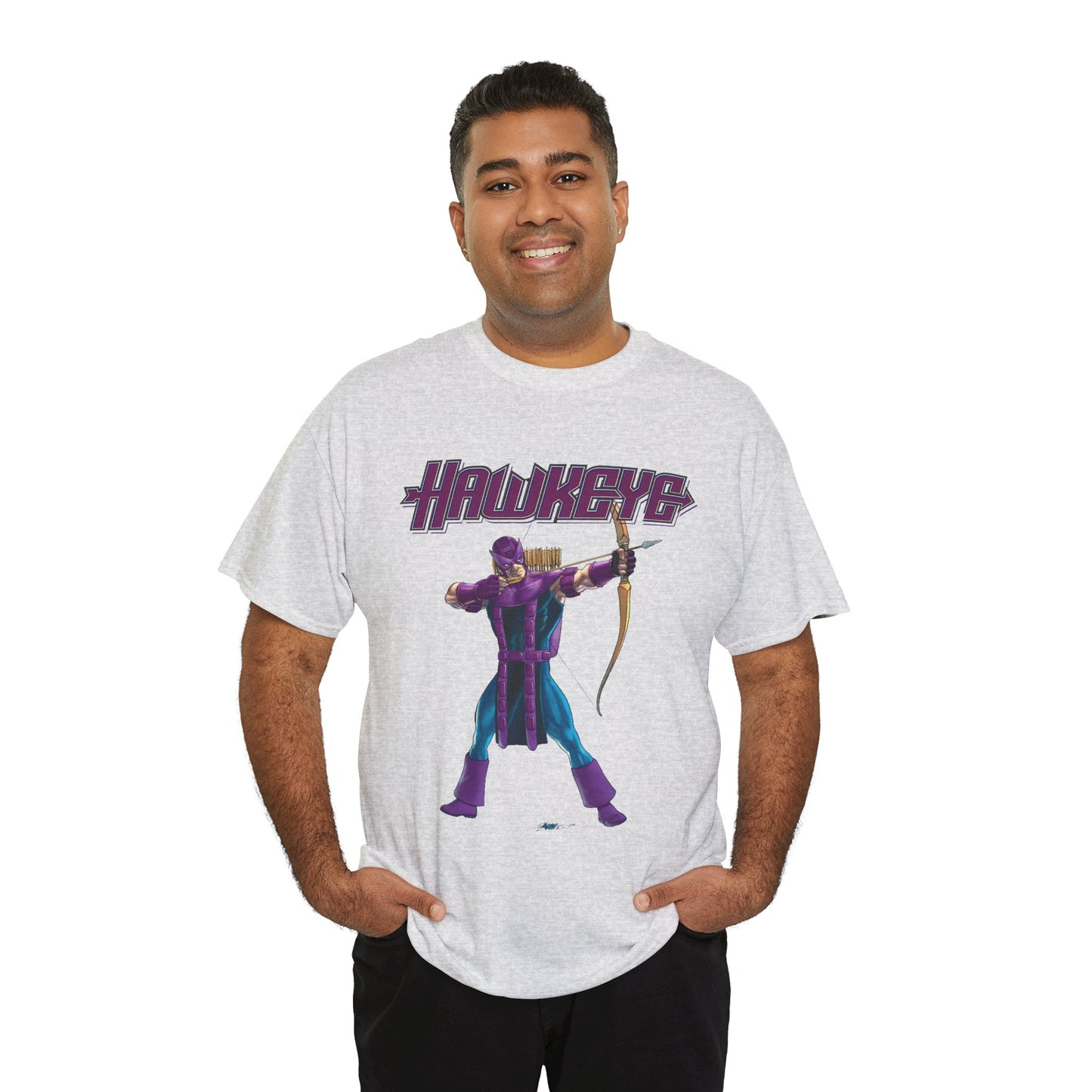 Hawkeye T-Shirt - George Perez Art - Avengers Member/Leader - Clint Barton - Popular Marvel Comics Character