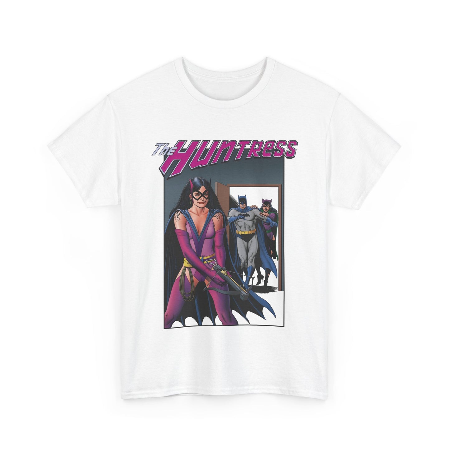 Huntress Shirt - Brian Bolland Art - Helena Wayne, Batman and Catwoman's Daughter - JSA Member, Earth 2 - DC Comics