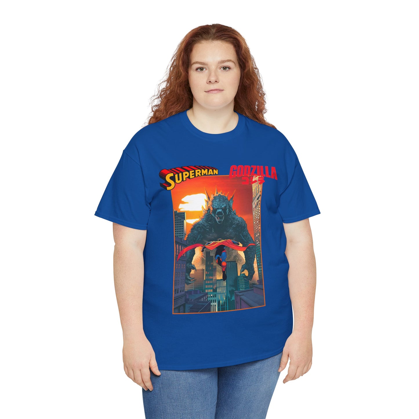 Superman Vs Godzilla T-Shirt - DC Comics - Man of Steel Vs the King of the Monsters