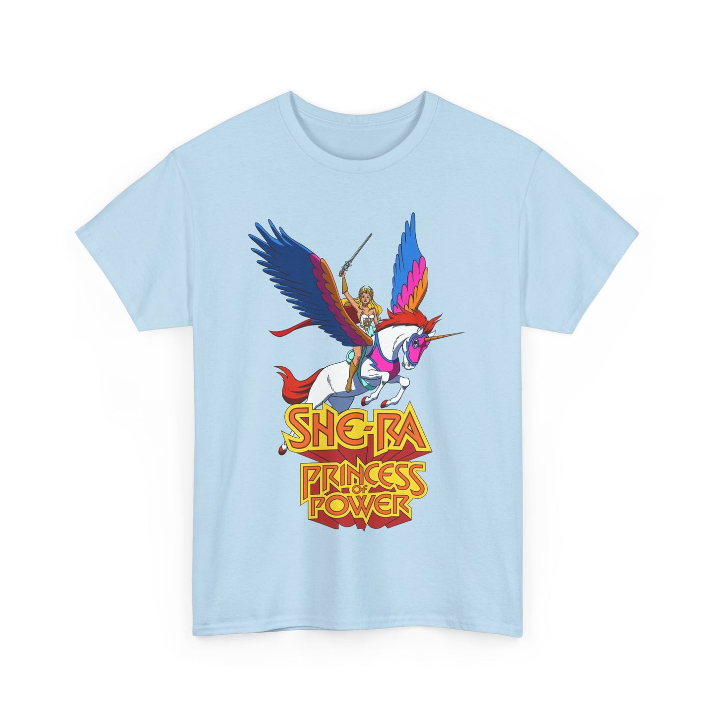 She-Ra & Swiftwind T-Shirt - Adora, Princess of Power, POP - Beloved Filmation Cartoon from the 1980s - He-Man Connection - Etheria - Fighting Hordak and the Evil Horde