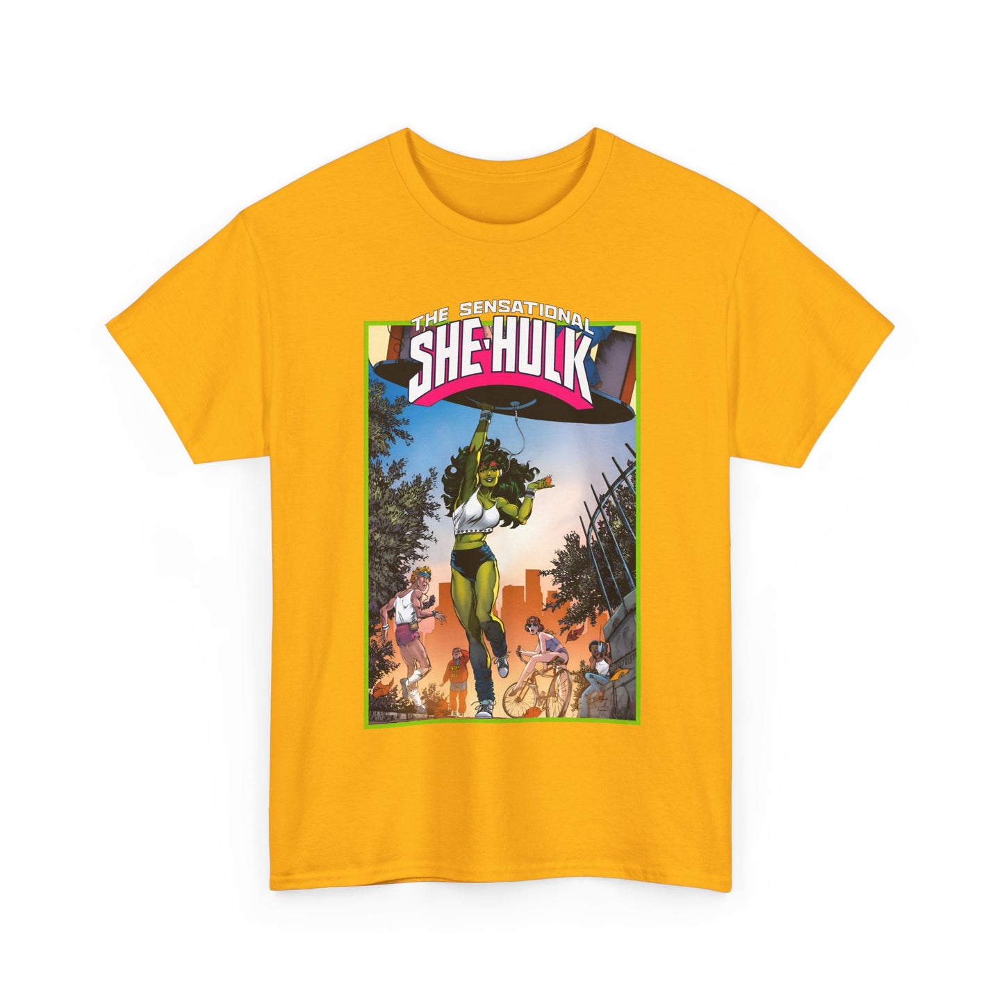 Sensational She-Hulk T-Shirt -John Byrne Poster Art - Jennifer Walters, Hulk's Cousin - Marvel Comics