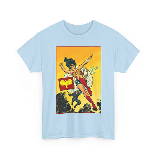 Wonder Woman T-Shirt - Michael Cho Art - Golden Age Art Theme - Steve Trevor - DC Comics