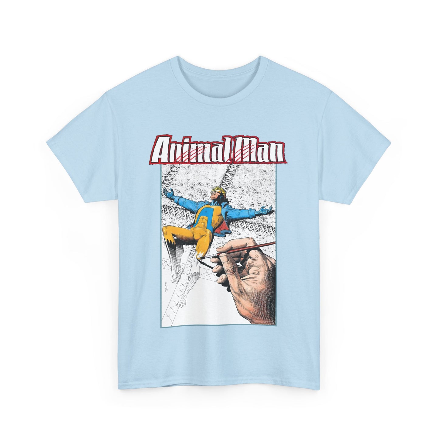 Animal Man T-Shirt - Brian Bolland Art - Buddy Baker - DC Comics, Vertigo Comics 1980s Series - Grant Morrison Stories